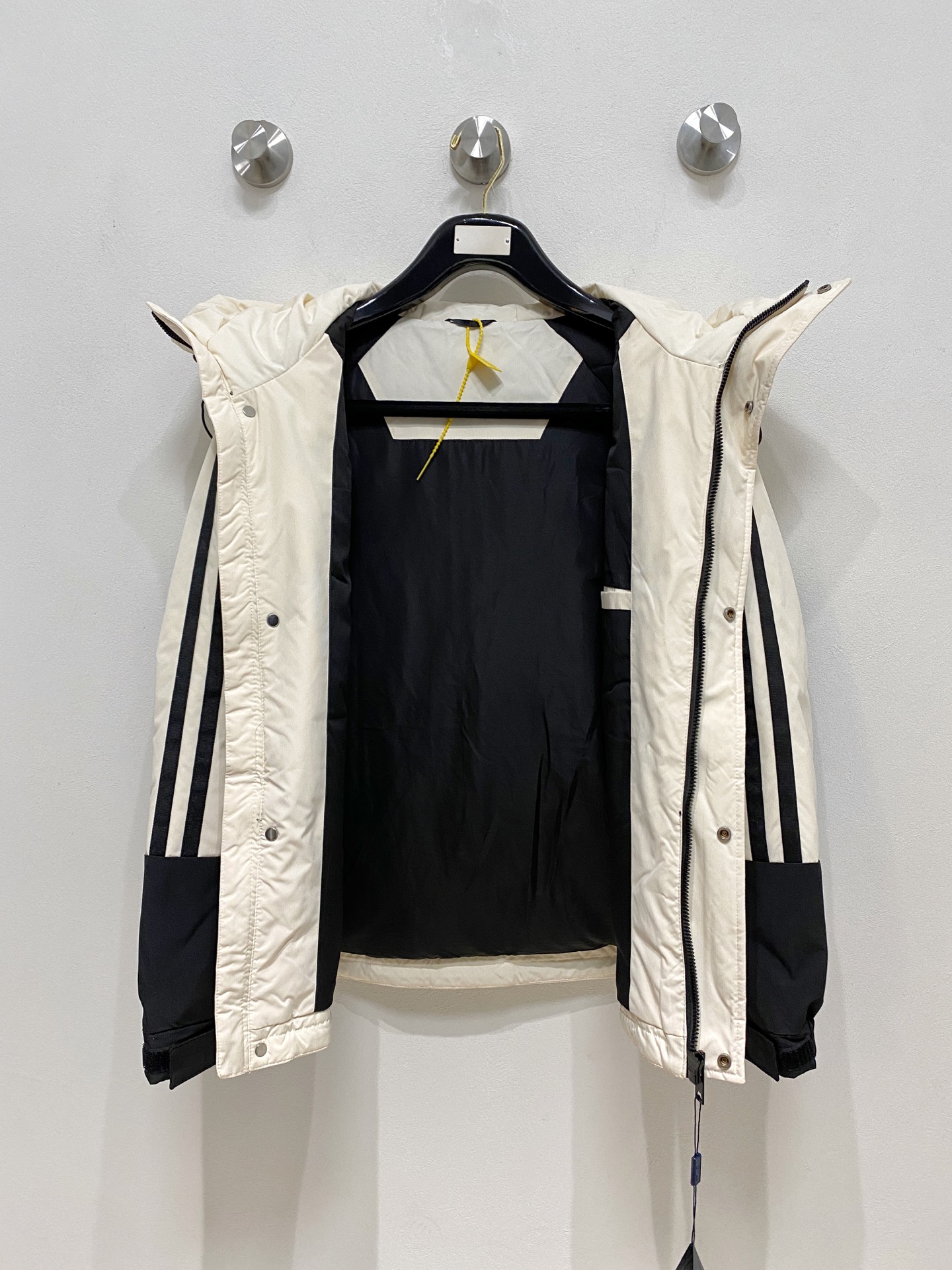 Prada Male Down Jacket White Duck Down Hooded M-l-xl