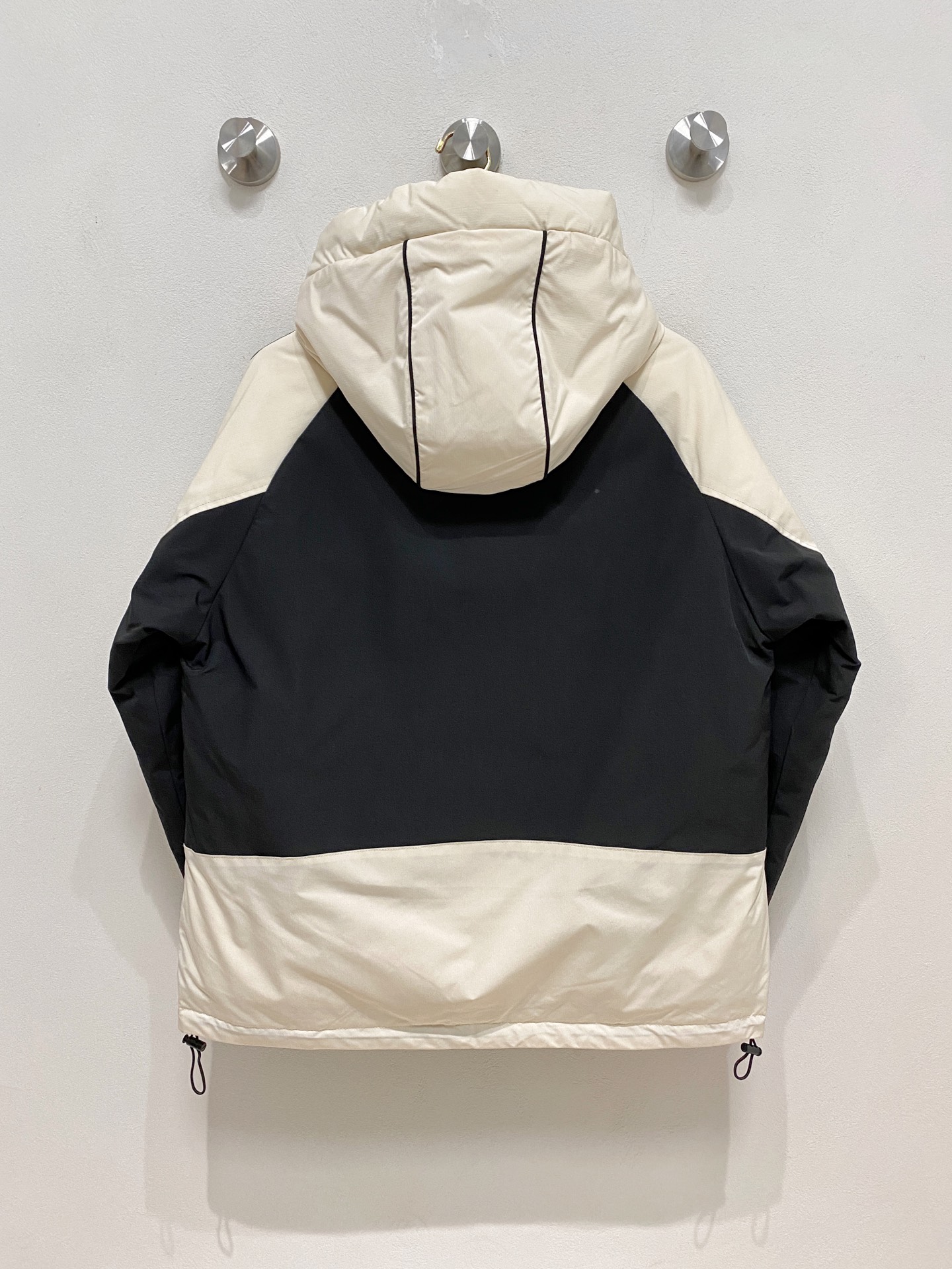 Prada Male Down Jacket White Duck Down Hooded M-l-xl