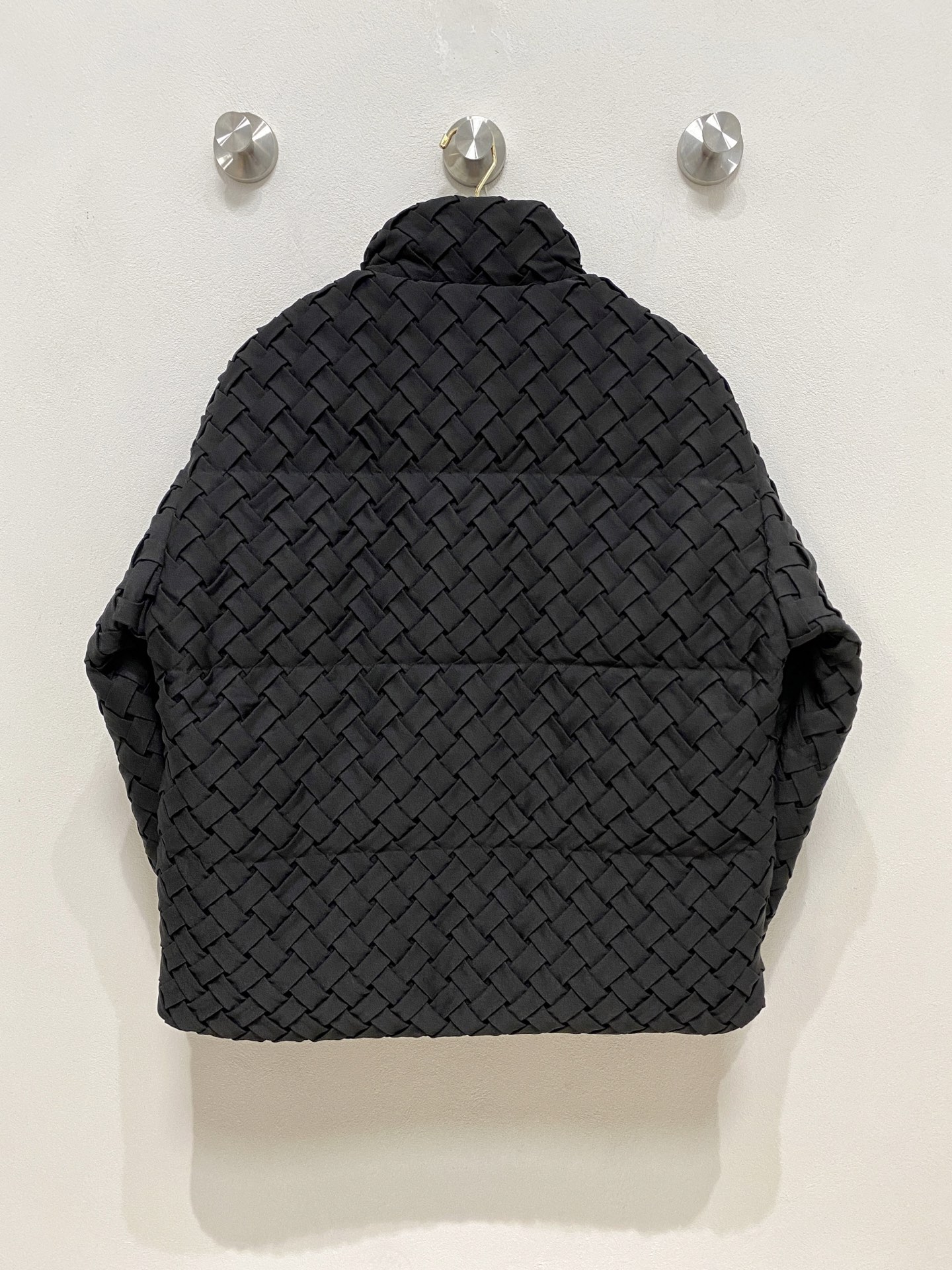 Bottega Veneta Male Down Jacket White Duck Down Hooded M-l-xl