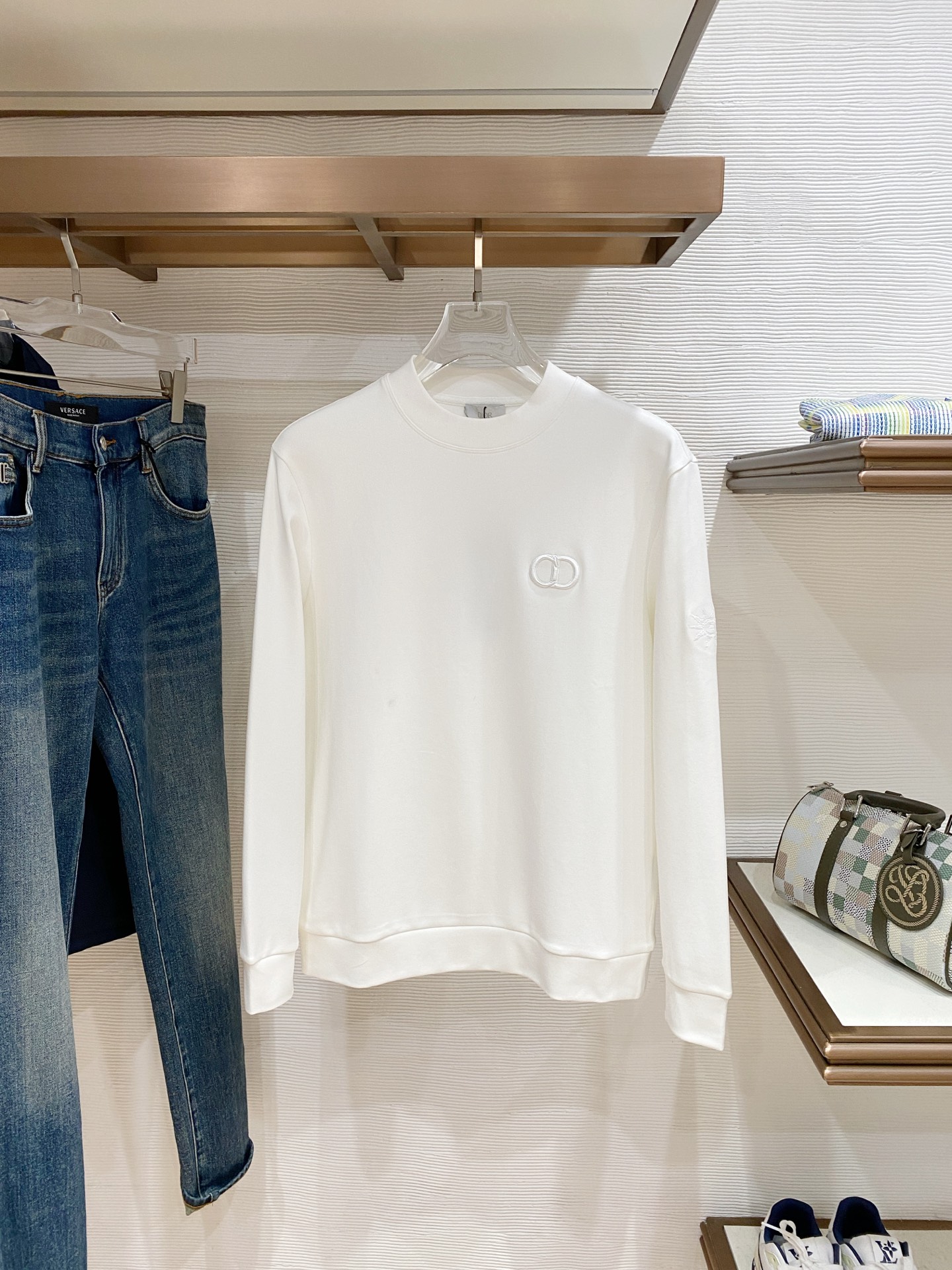 Dior Male Hoodie Black S