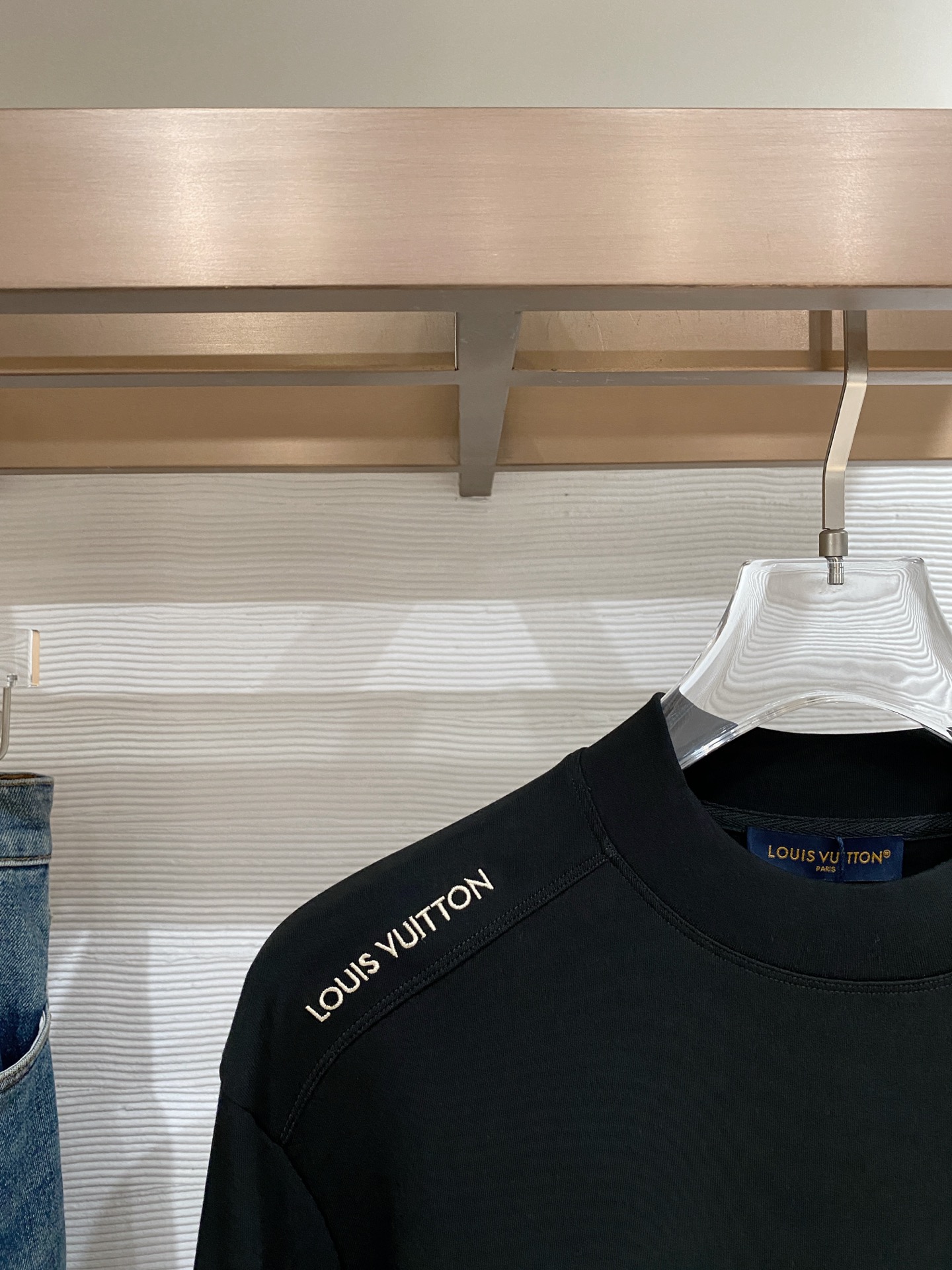 Louis Vuitton Male Hoodie Black S