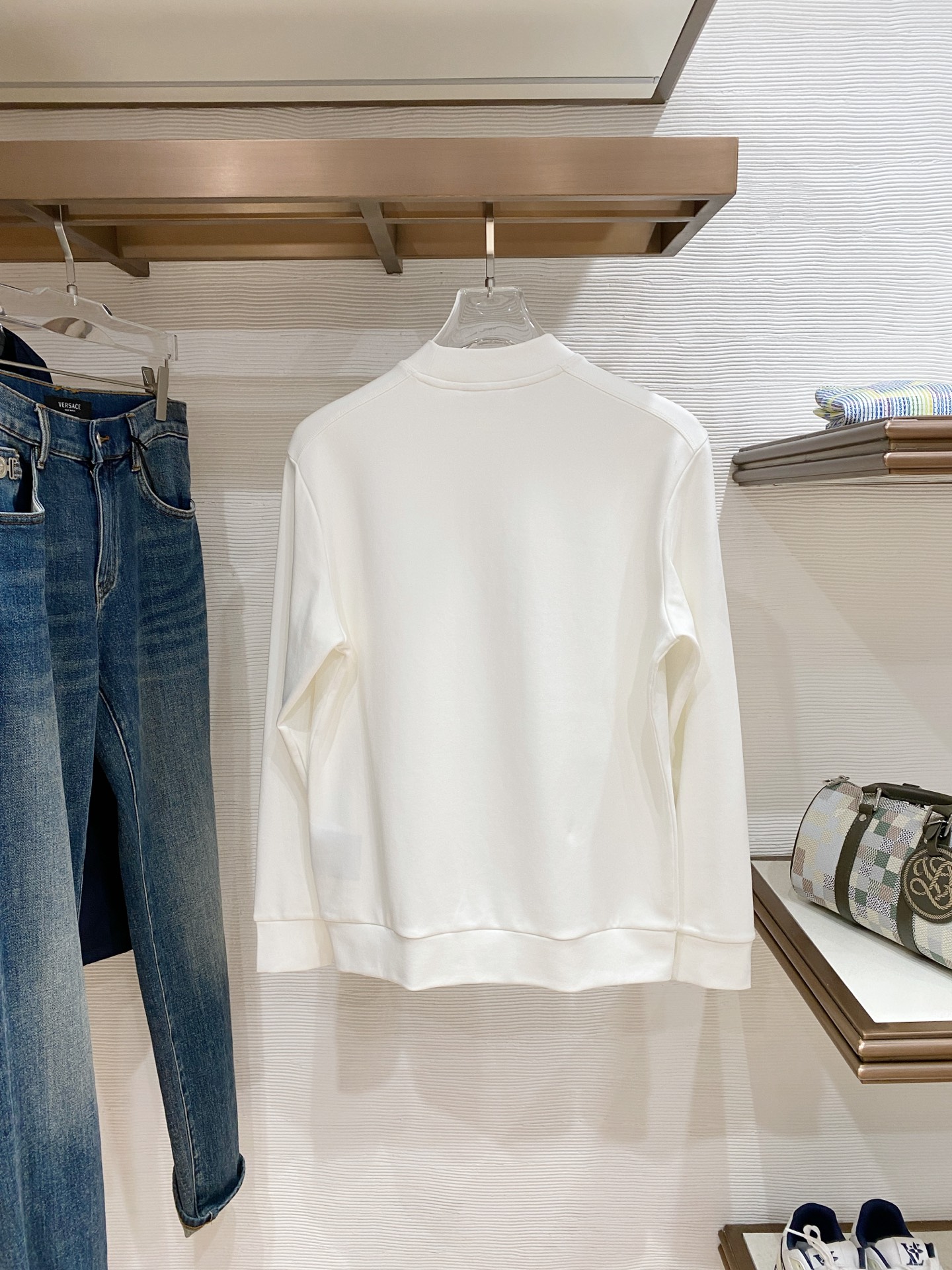 Louis Vuitton Male Hoodie Black S