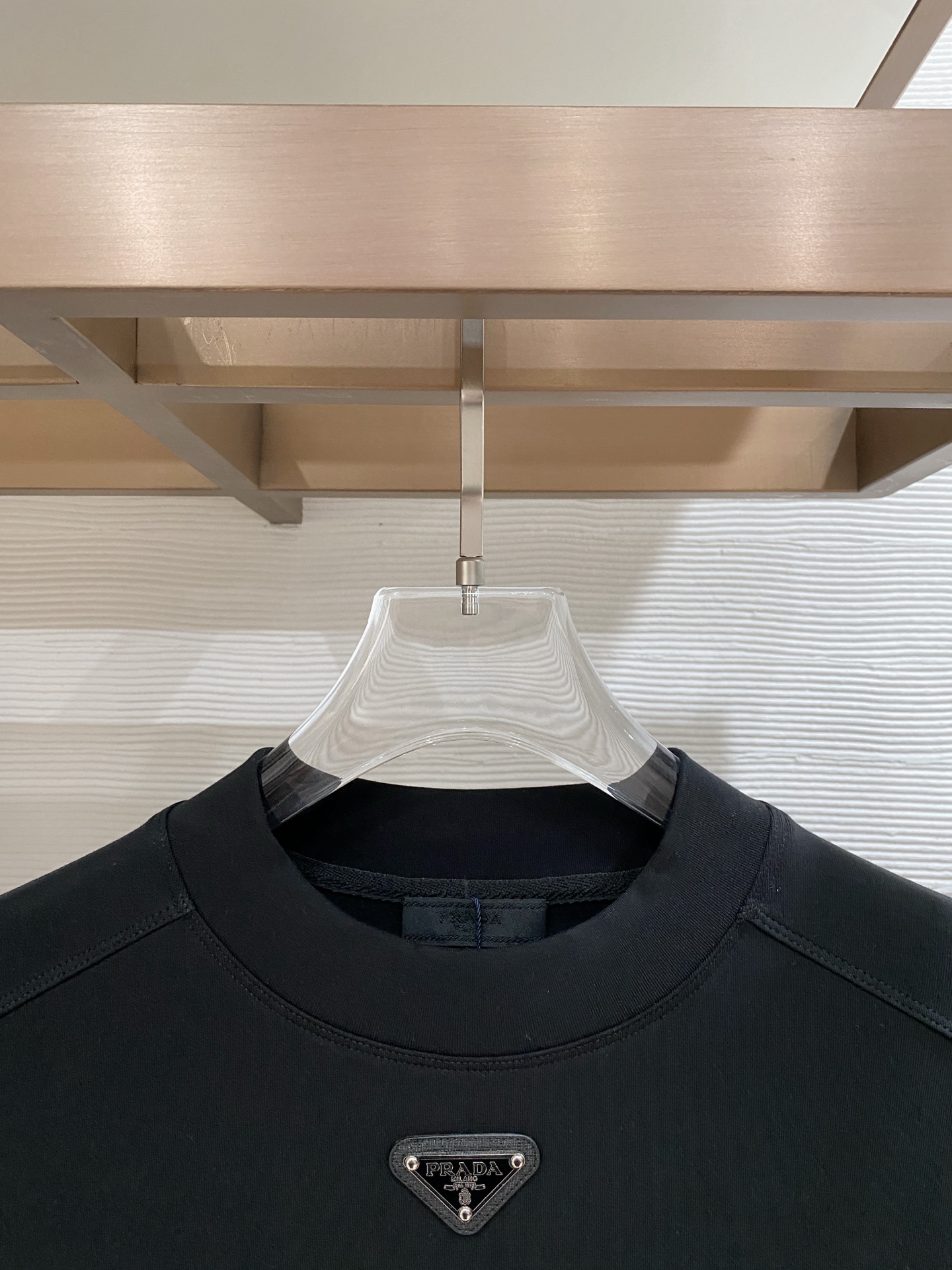 Prada Male Hoodie Black S