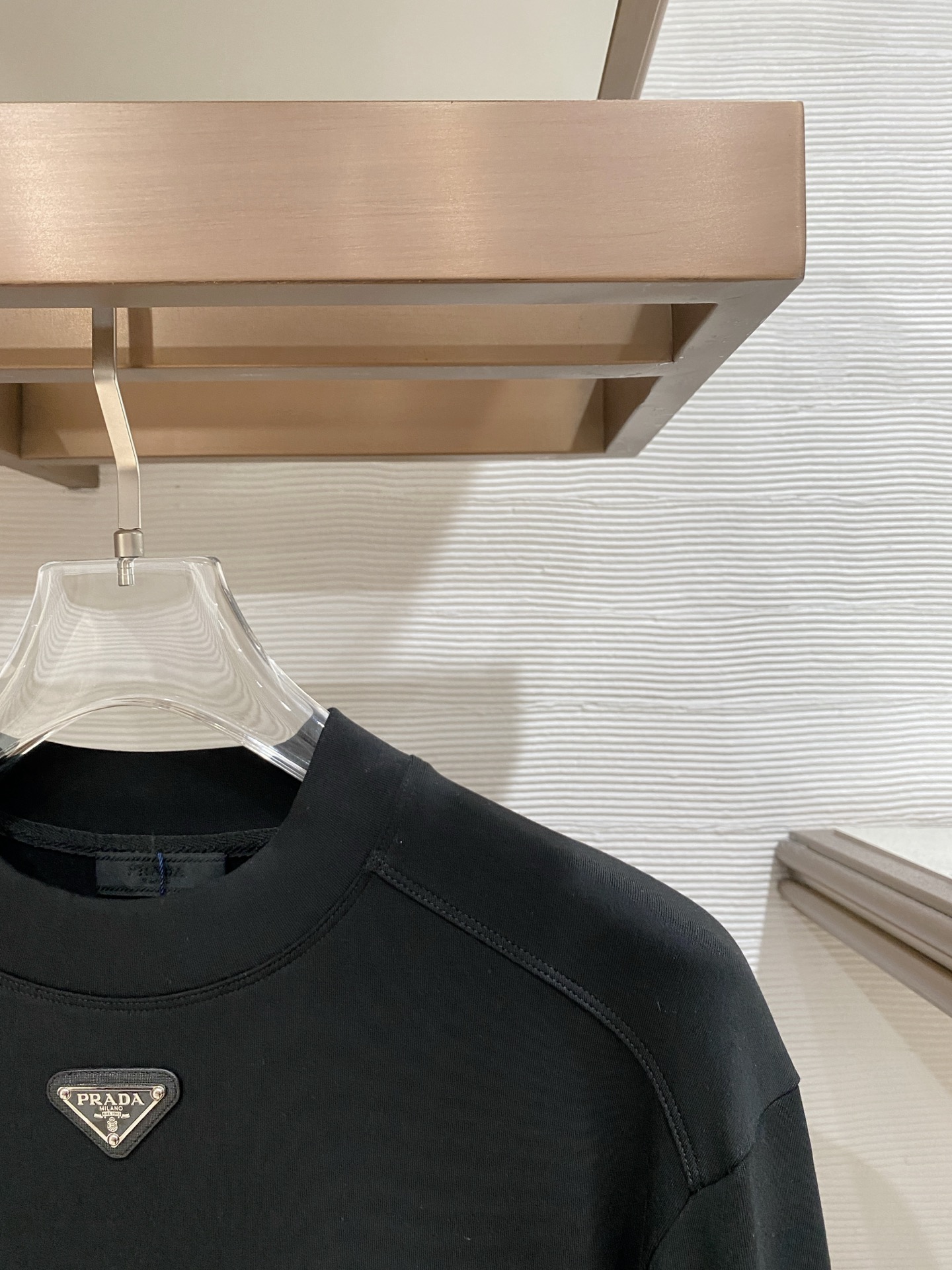 Prada Male Hoodie Black S