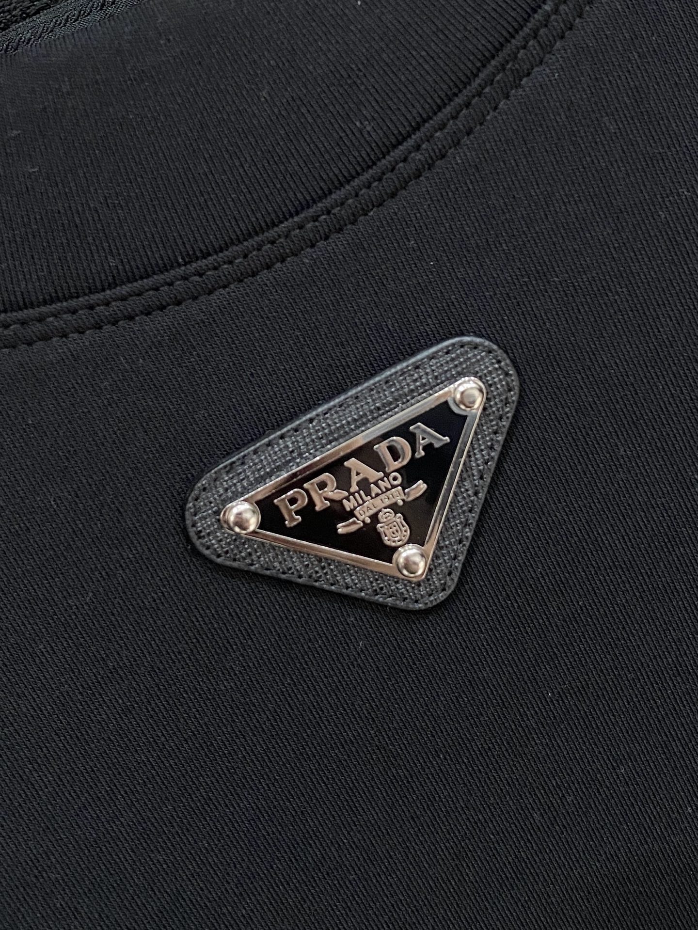 Prada Male Hoodie Black S