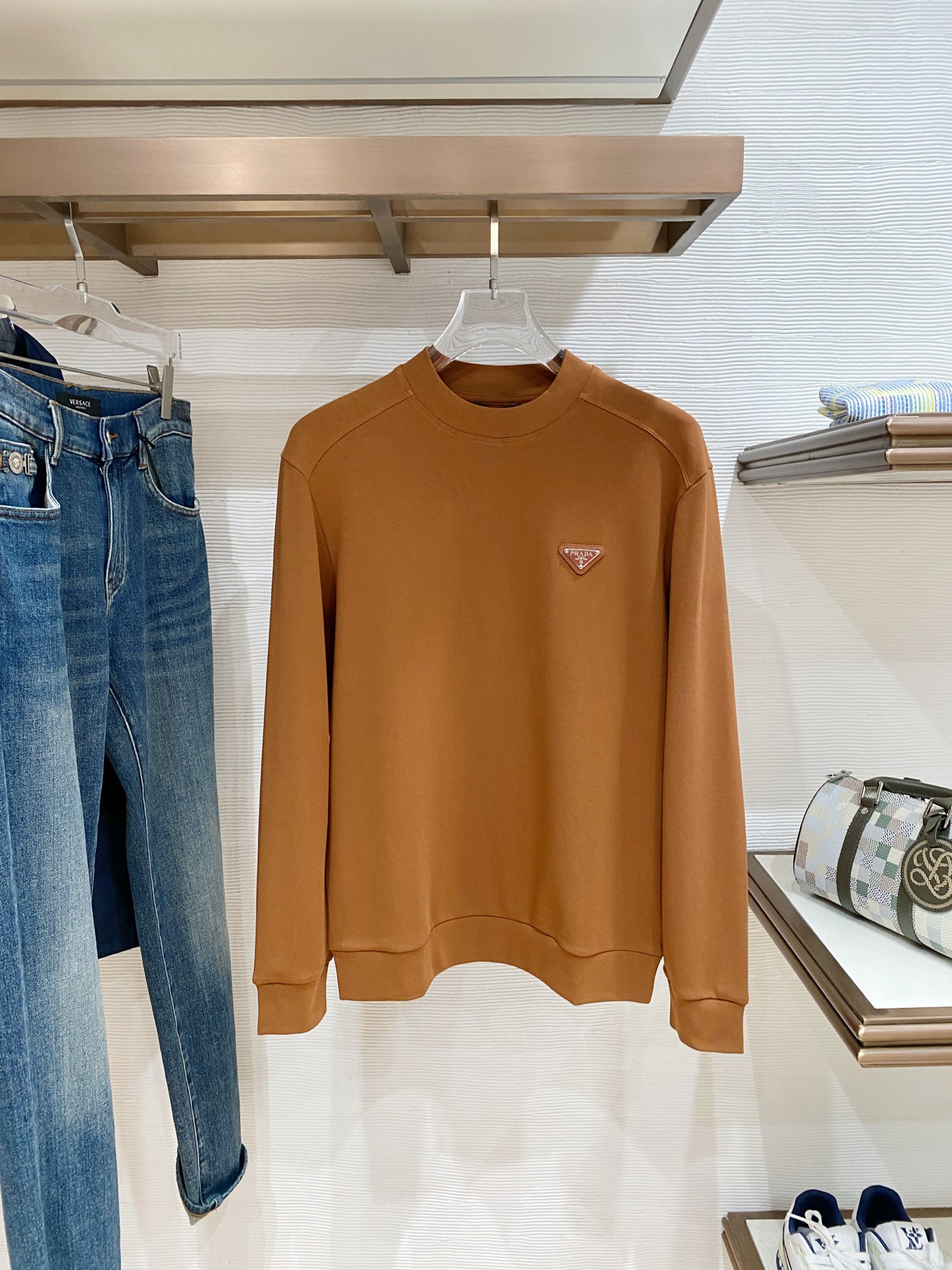 Prada Male Hoodie Black S