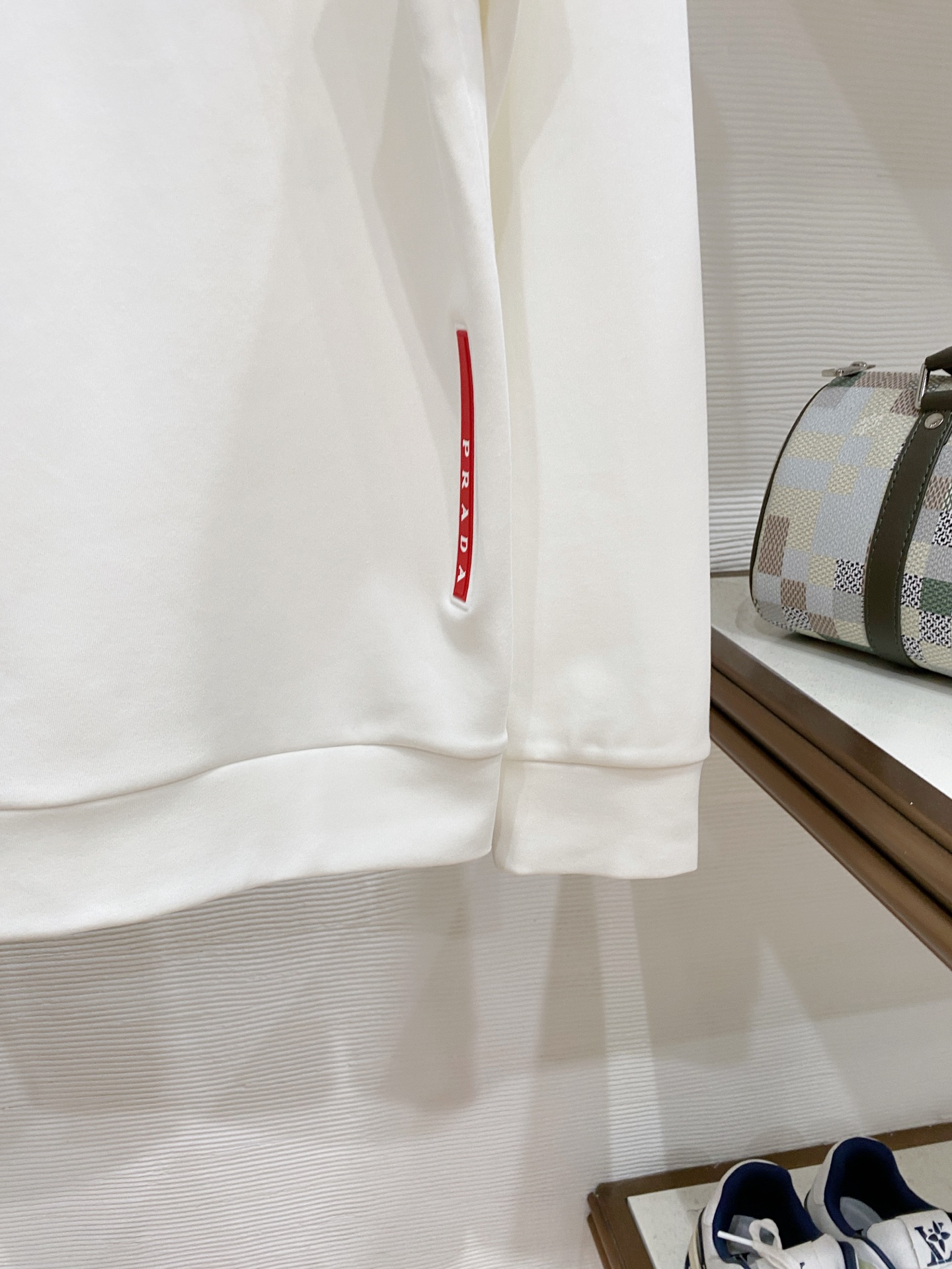 Prada Male Hoodie Black S