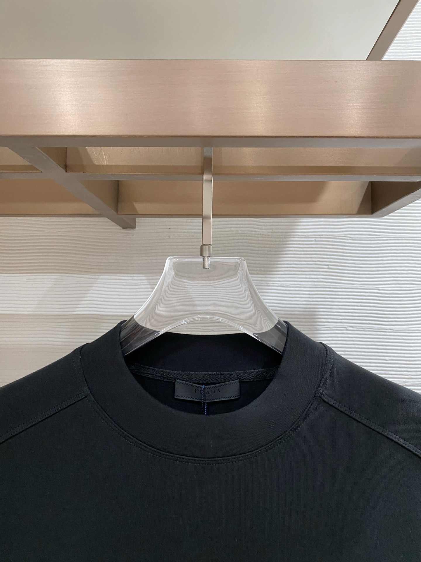 Prada Male Hoodie Black S