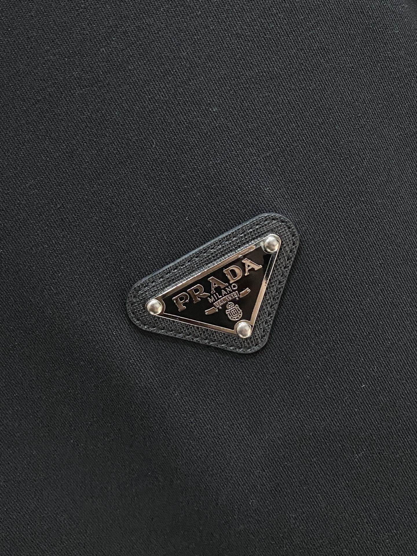 Prada Male Hoodie Black S