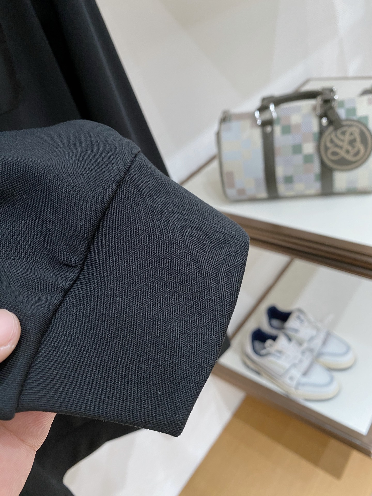 Prada Male Hoodie Black S