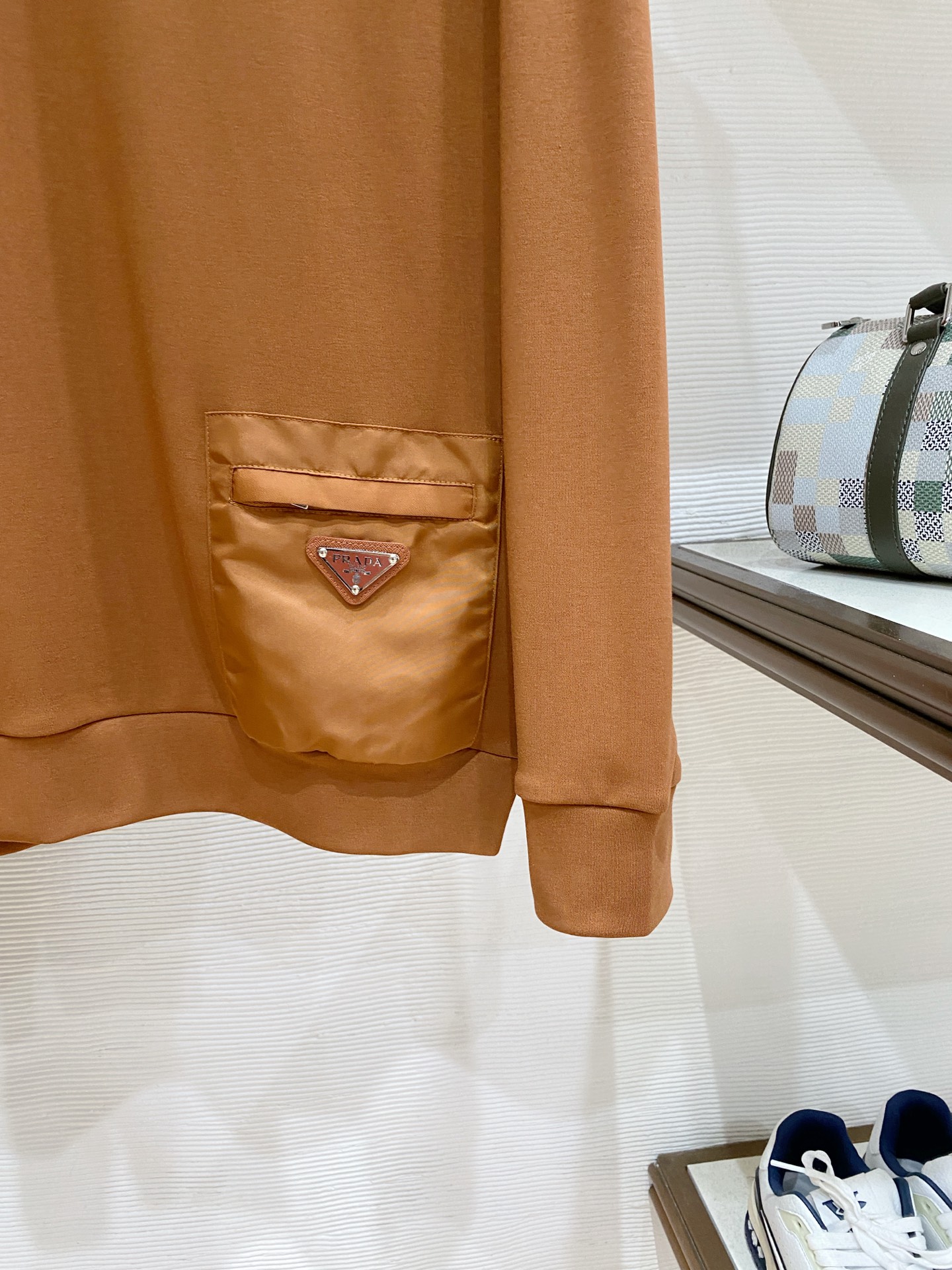 Prada Male Hoodie Black S