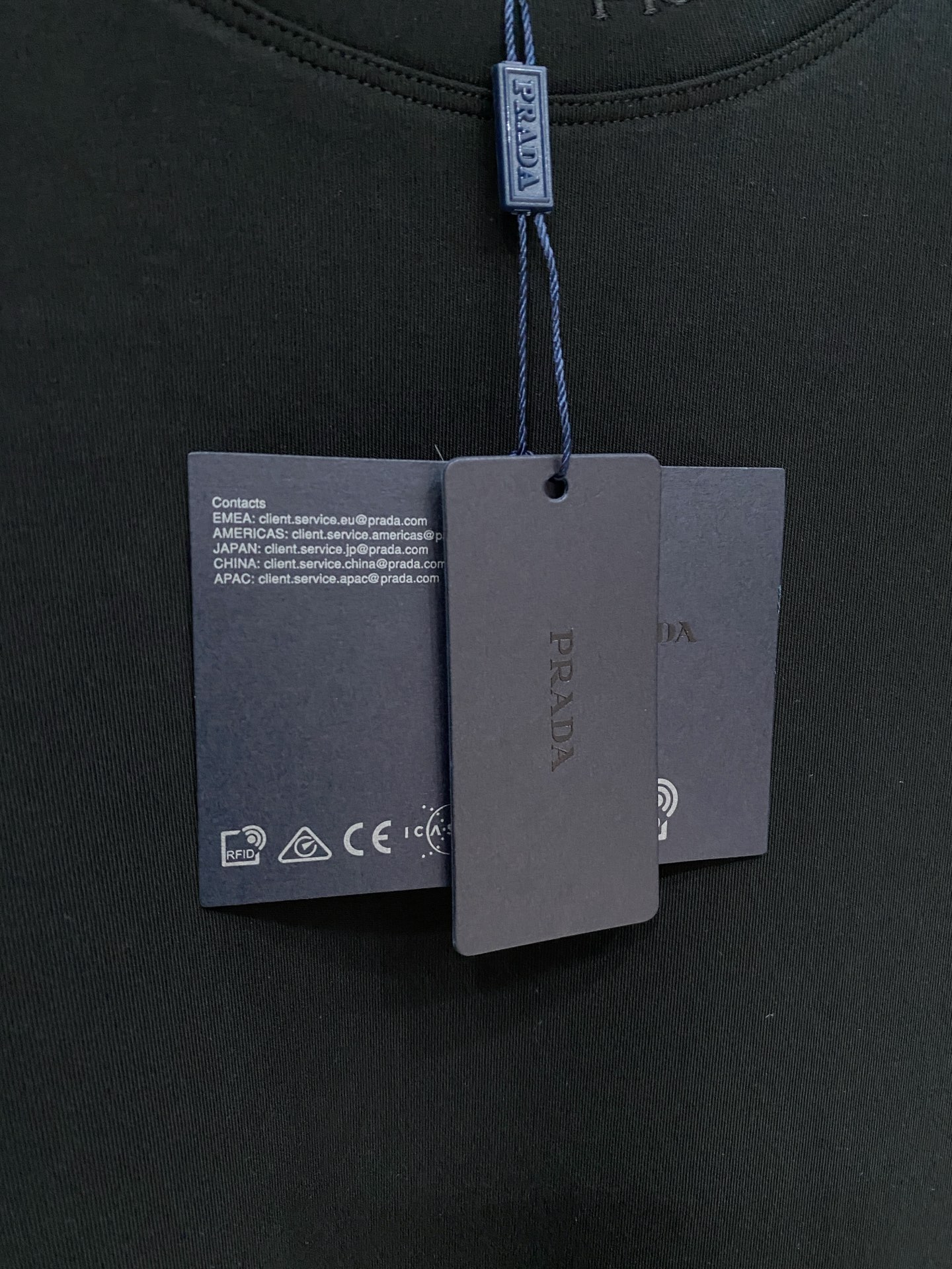 Prada Male Hoodie Black S