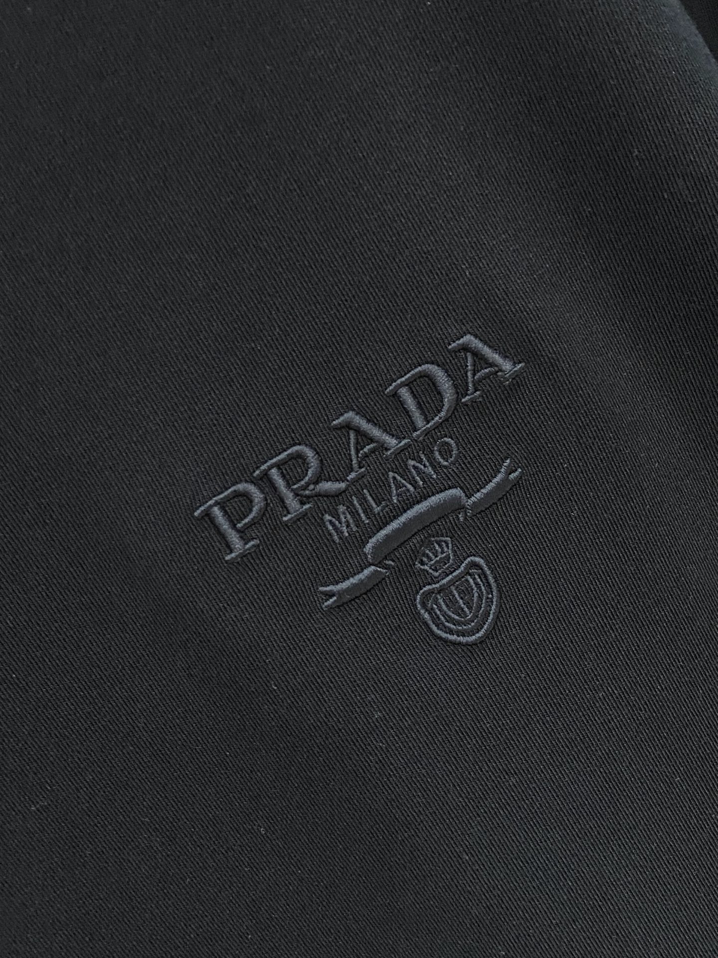 Prada Male Hoodie Black S
