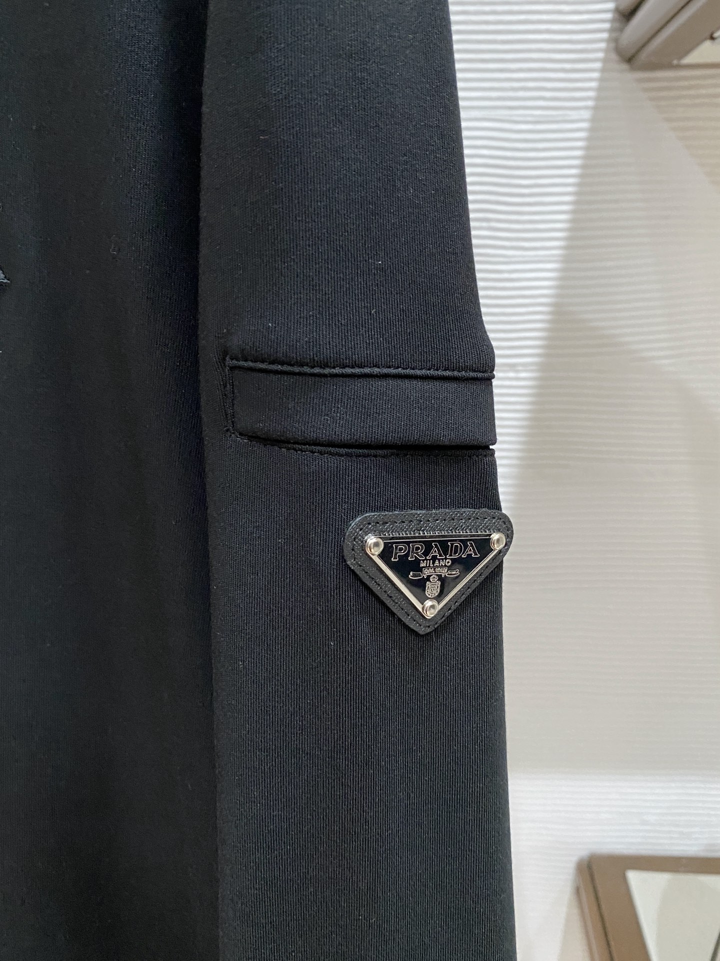 Prada Male Hoodie Black S