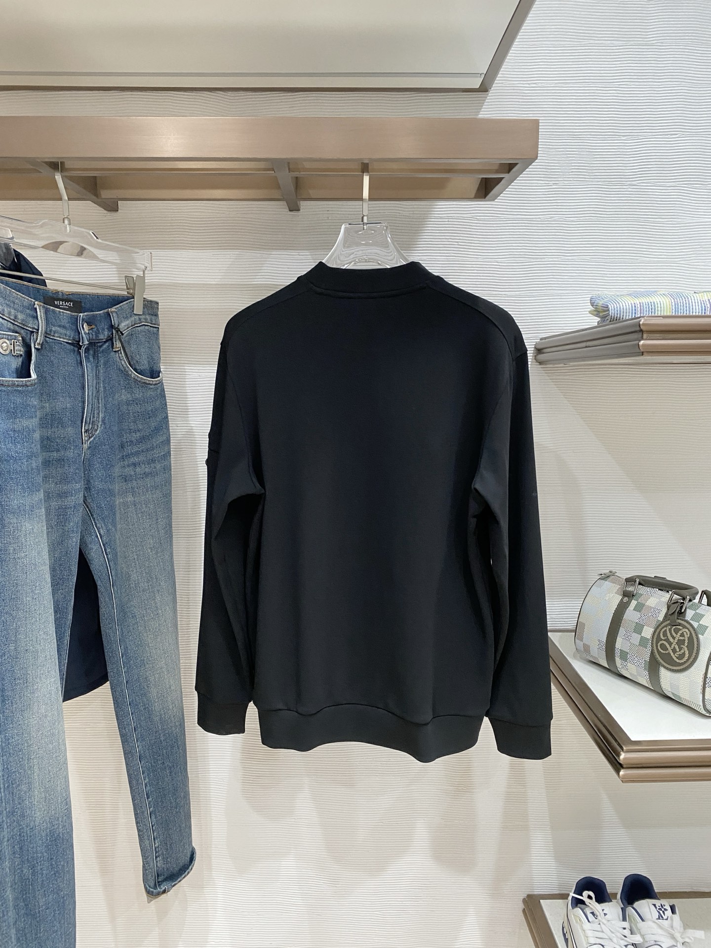 Prada Male Hoodie Black S