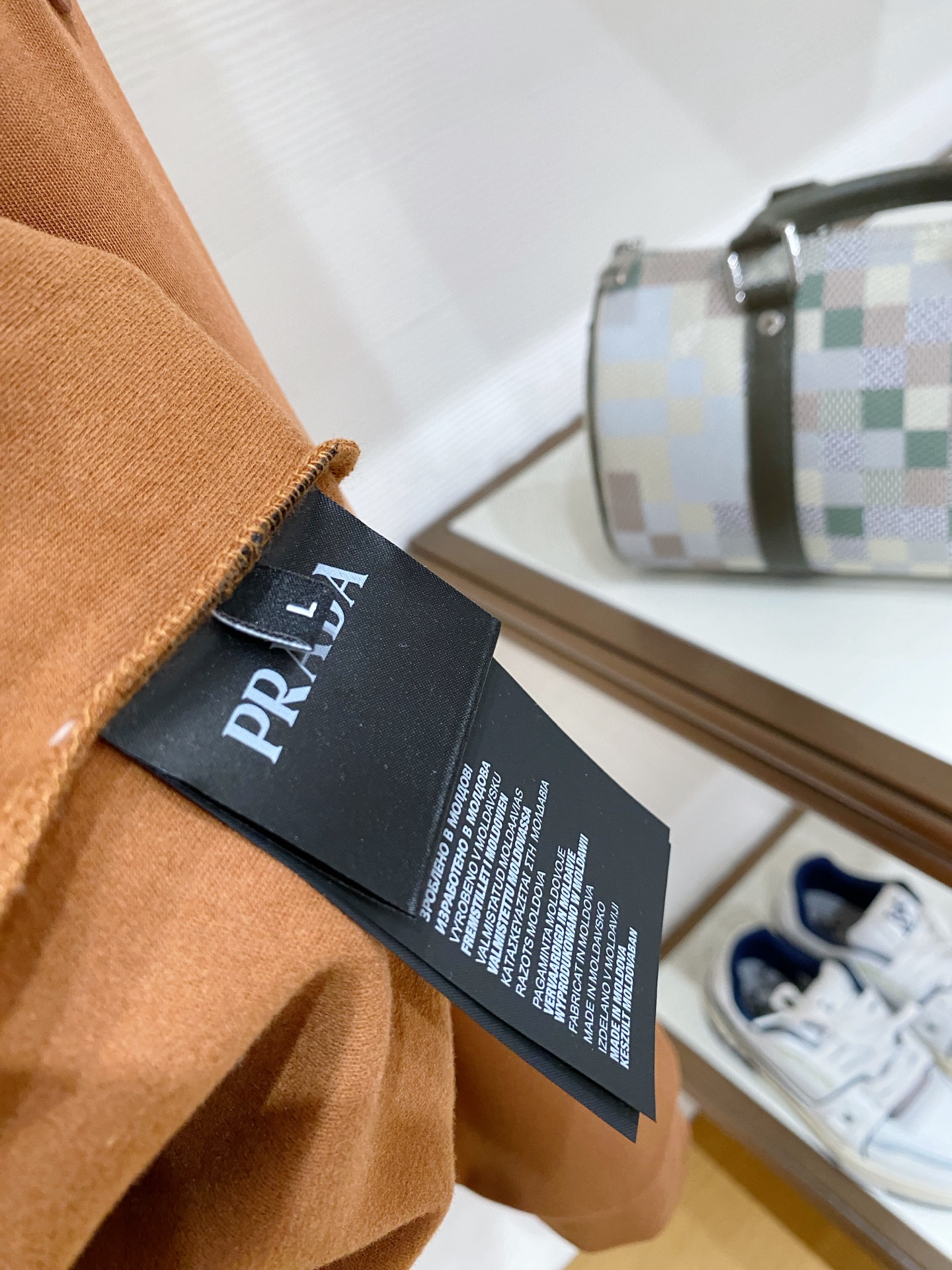 Prada Male Hoodie Black S