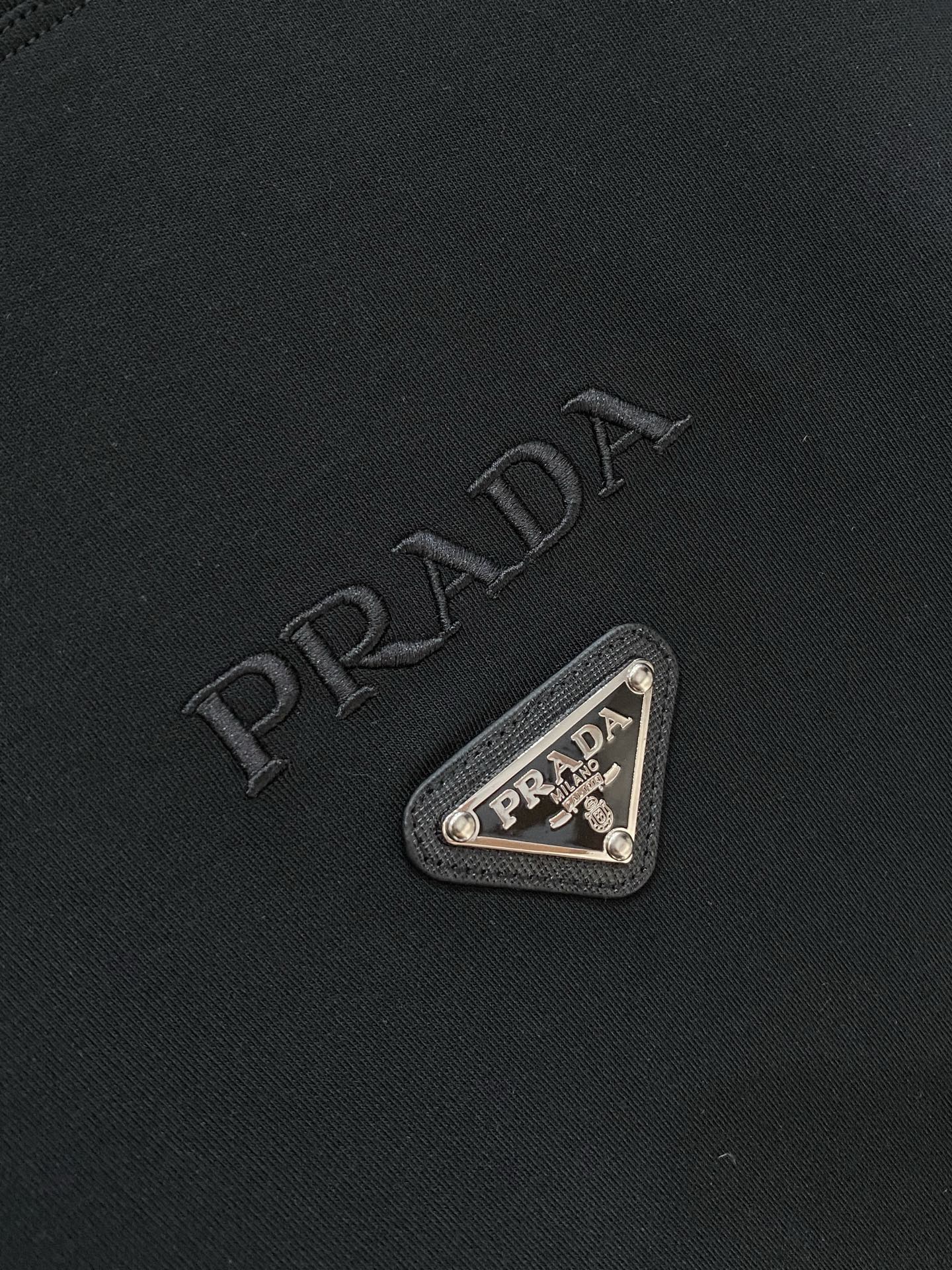 Prada Male Hoodie Black S