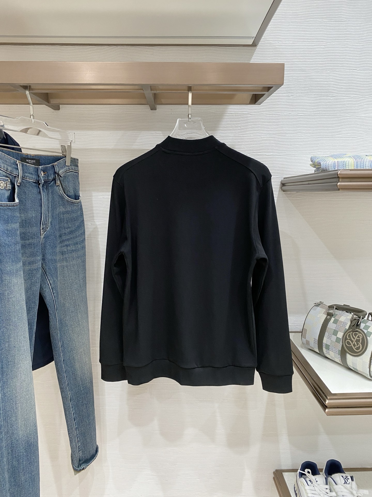 Prada Male Hoodie Black S