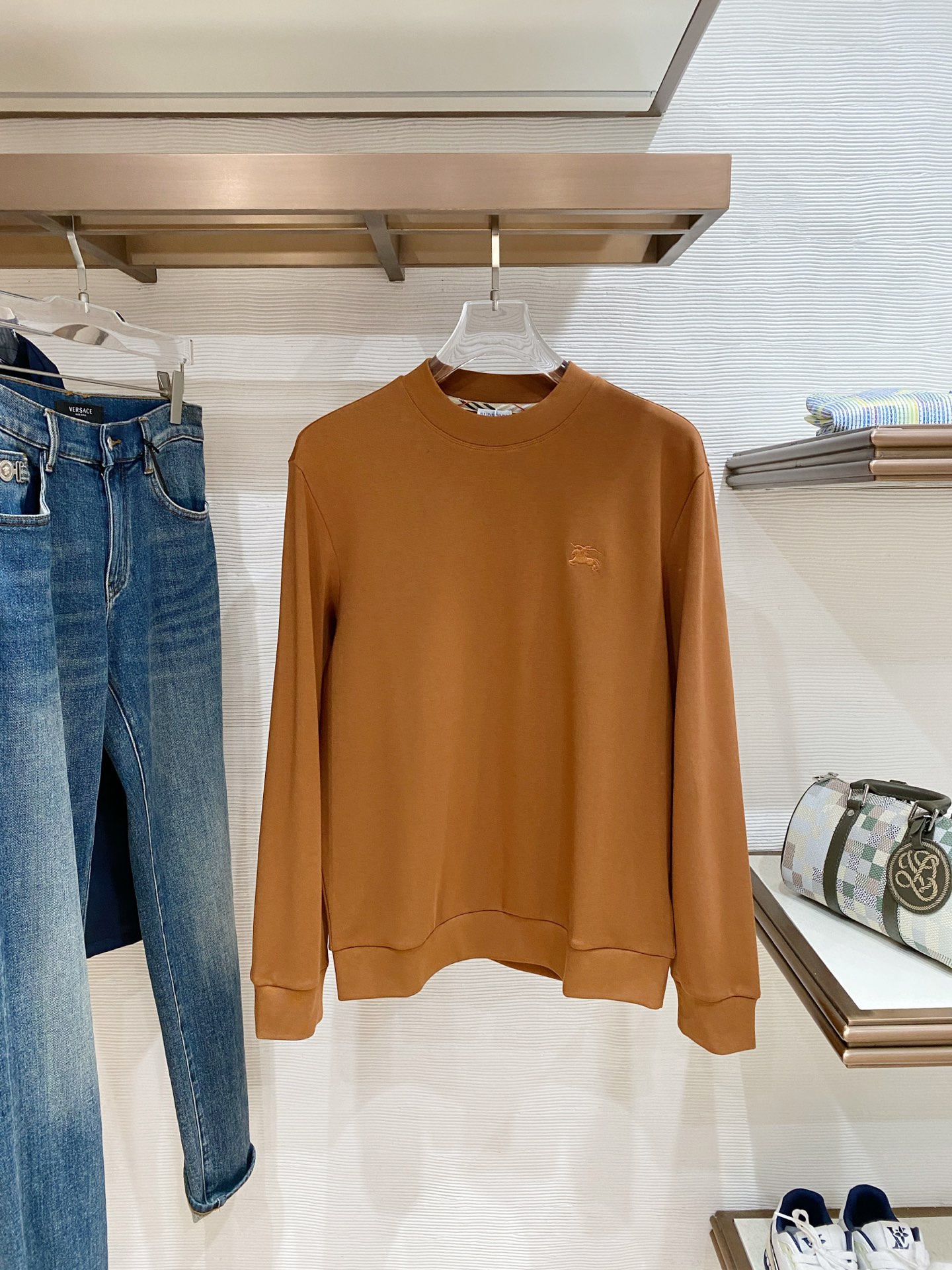 Burberry Male Hoodie Black S