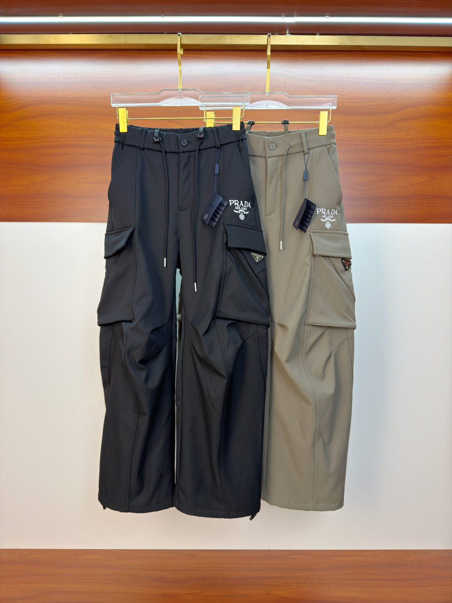 Prada Sports Pants Fleece Lined M-xl