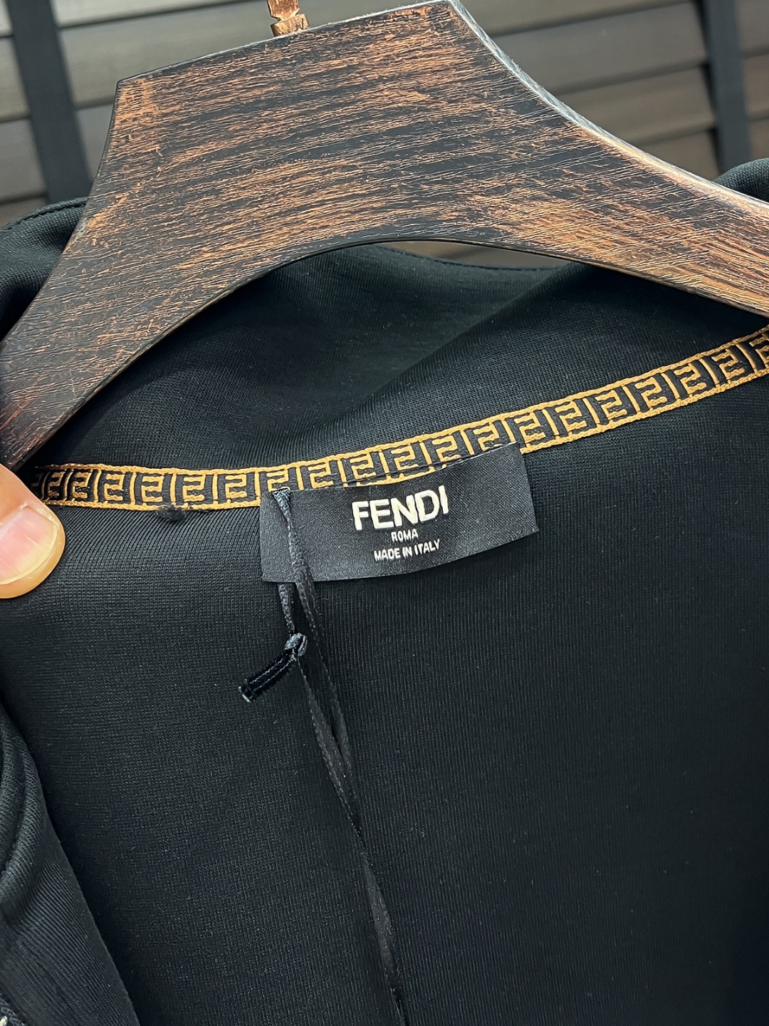 Fendi Couple Basic Clothing Black Couple Style M-l-xl