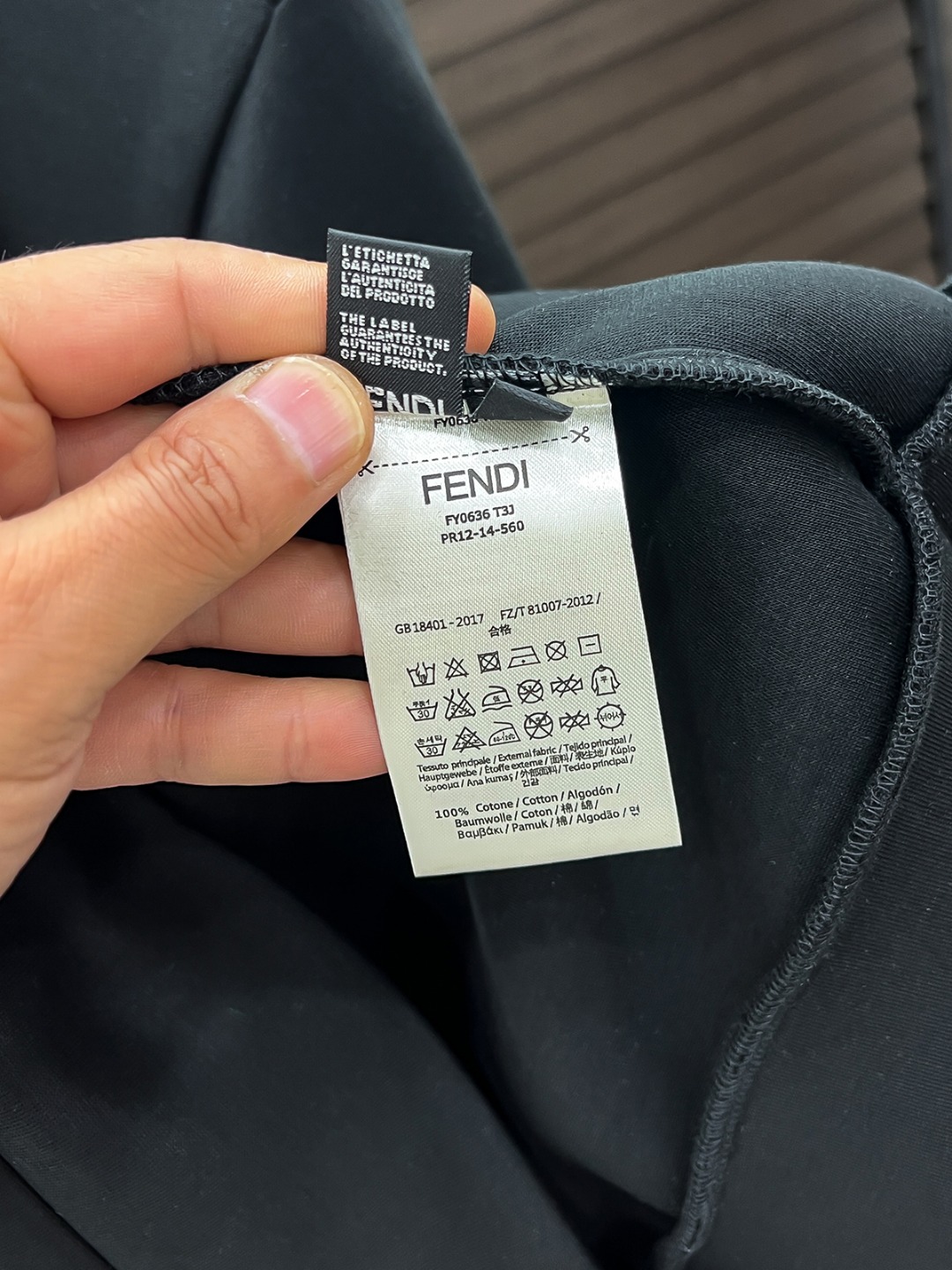 Fendi Couple Basic Clothing Black Couple Style M-l-xl