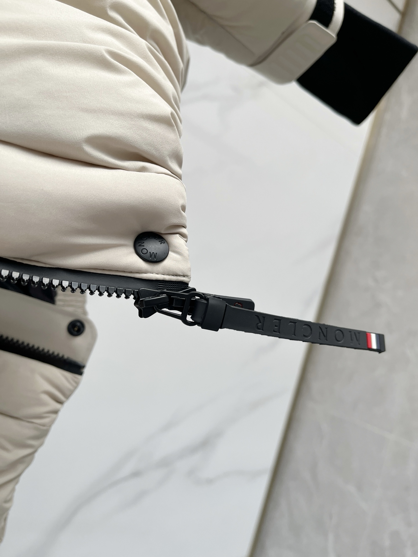 Moncler Male Down Jacket Knitted Black Hooded S-m-l