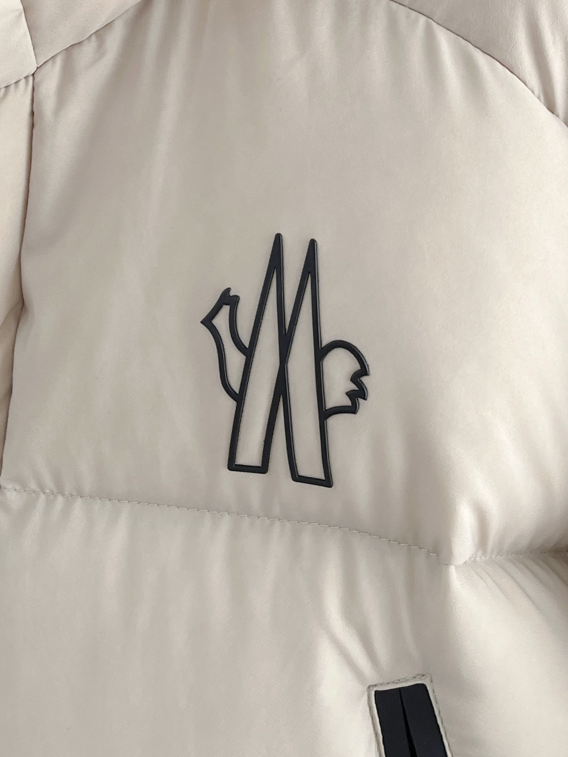 Moncler Male Down Jacket Knitted Black Hooded S-m-l