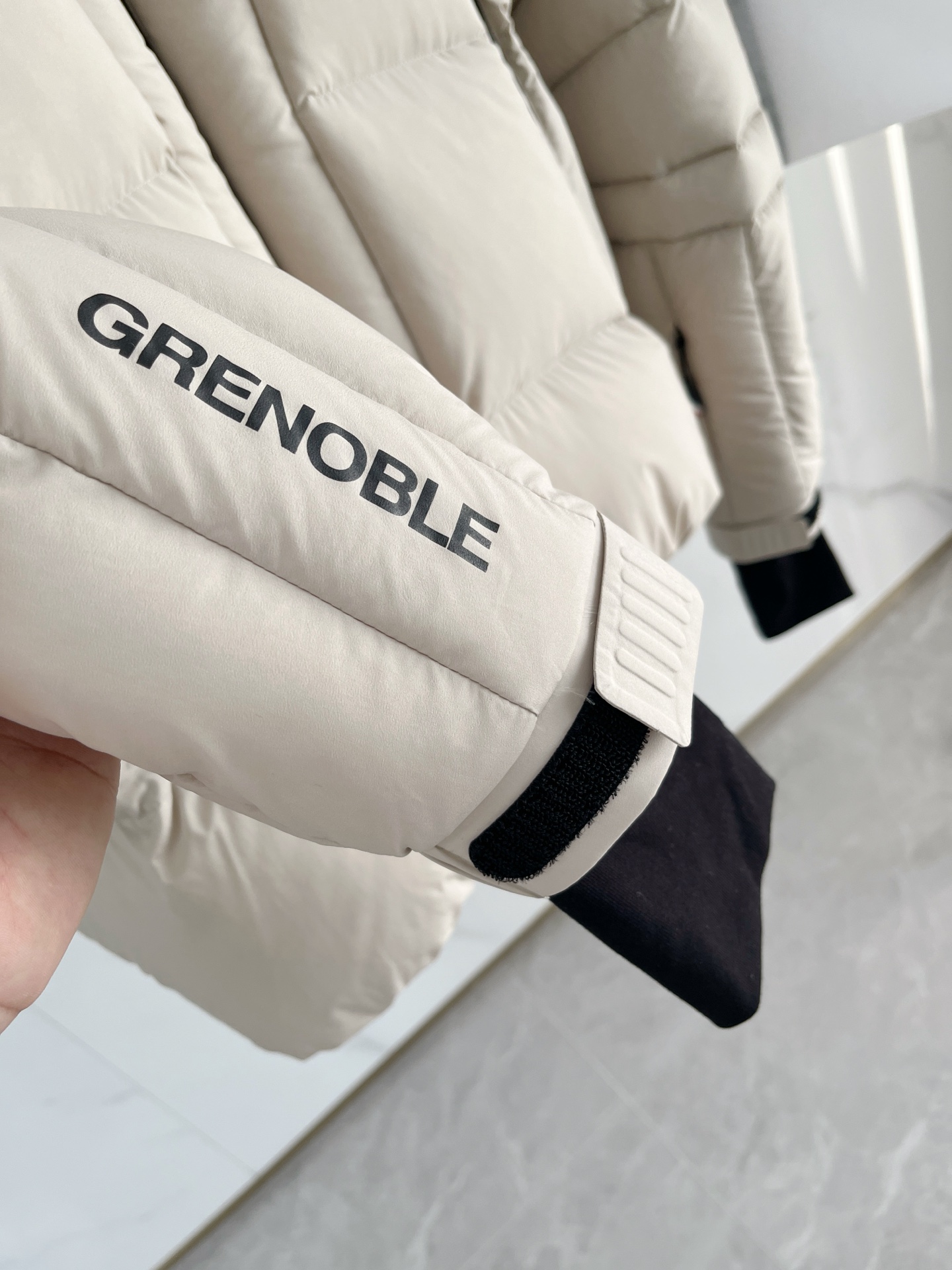 Moncler Male Down Jacket Knitted Black Hooded S-m-l