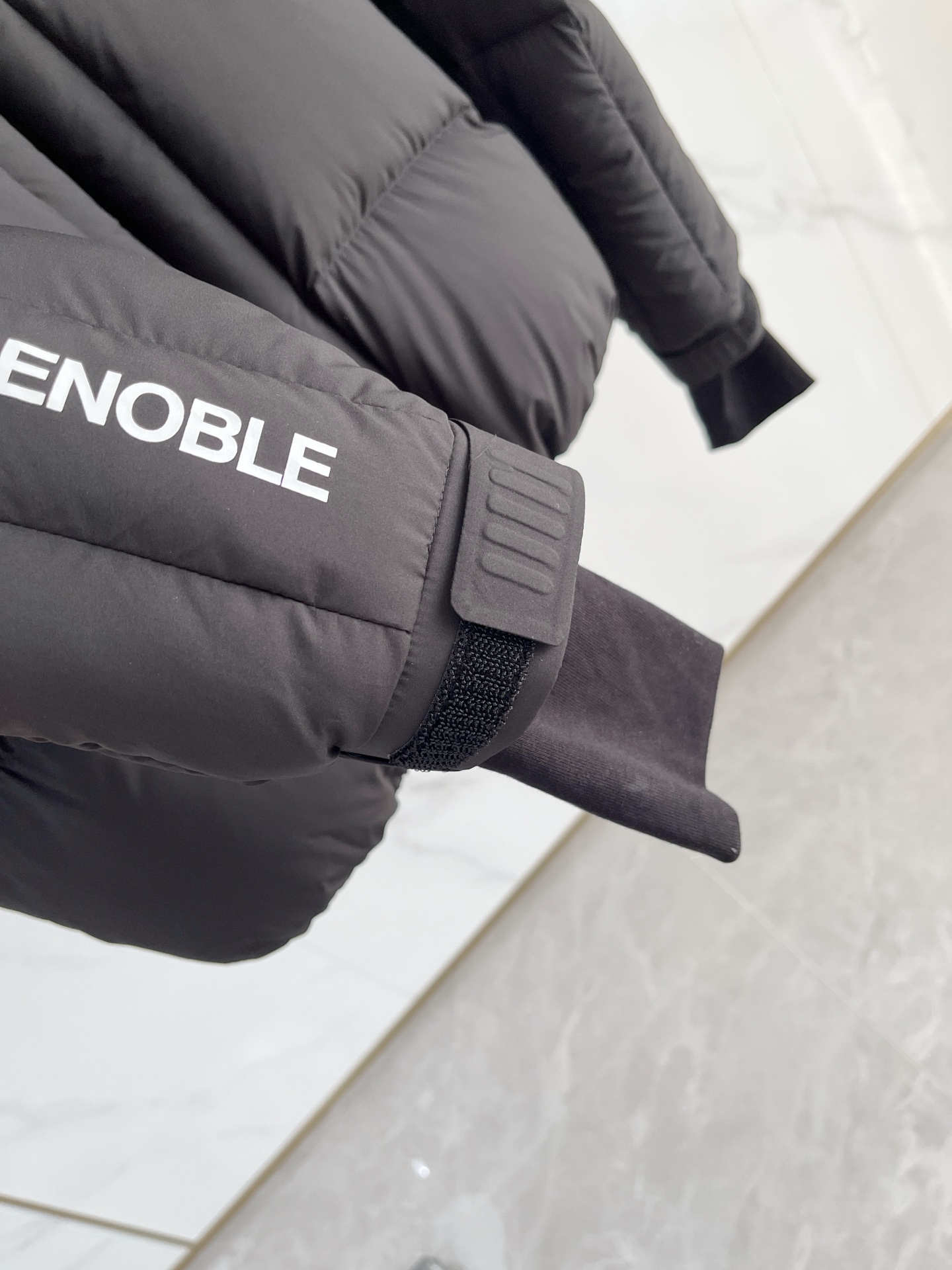 Moncler Male Down Jacket Knitted Black Hooded S-m-l