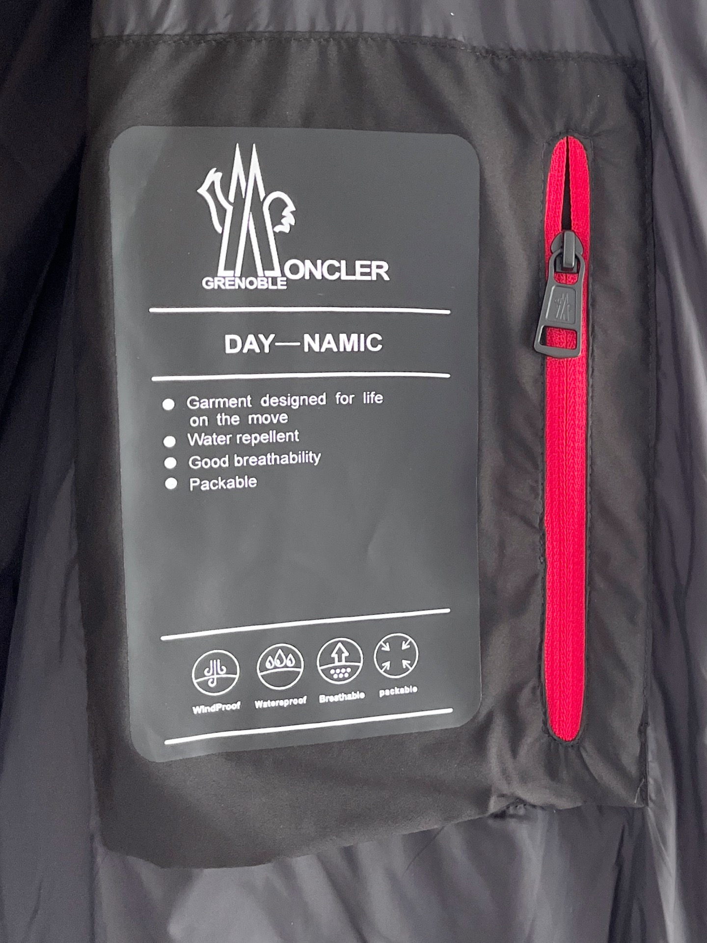 Moncler Male Down Jacket Knitted Black Hooded S-m-l