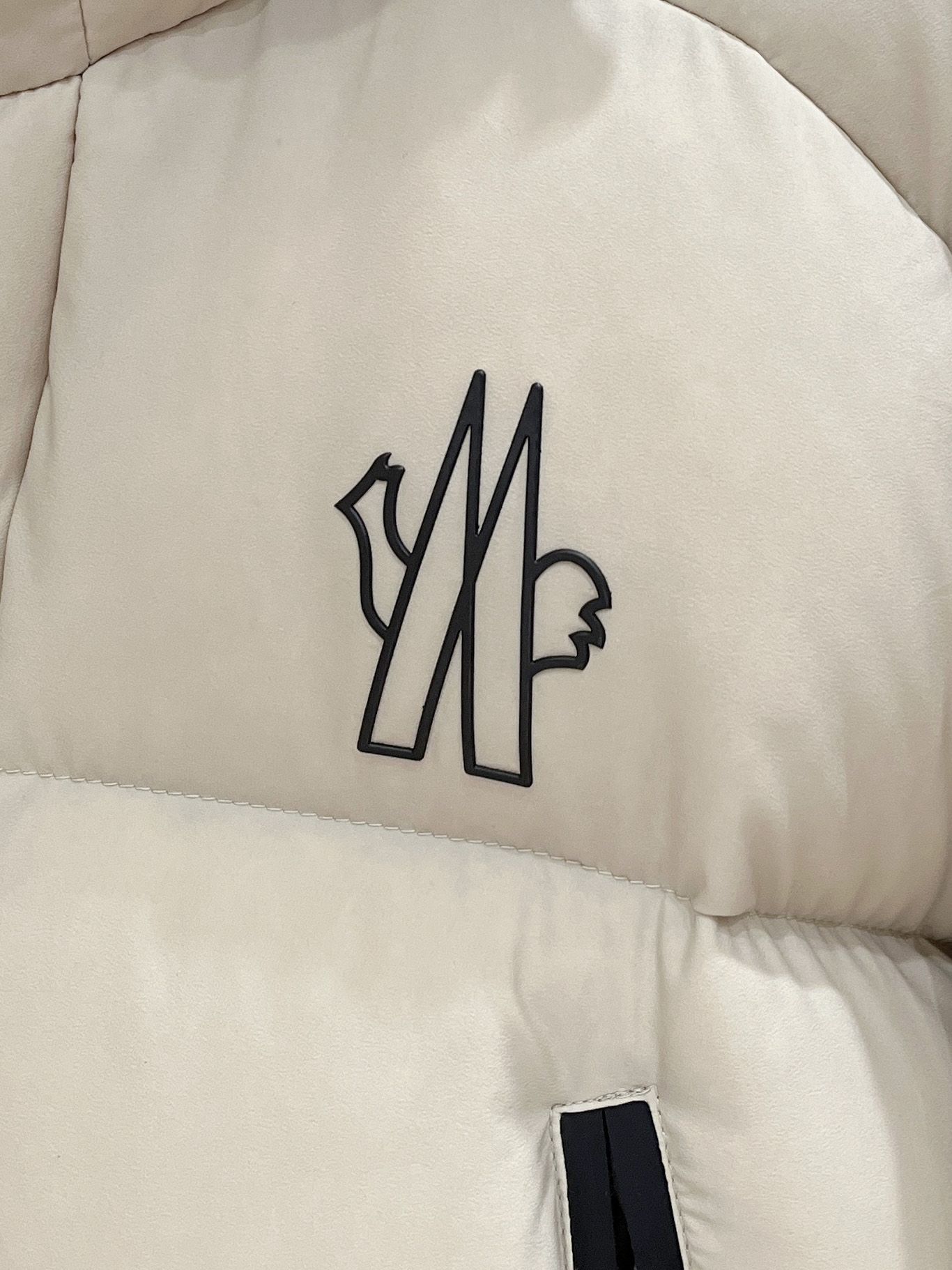 Moncler Male Down Jacket Knitted Black Hooded S-m-l