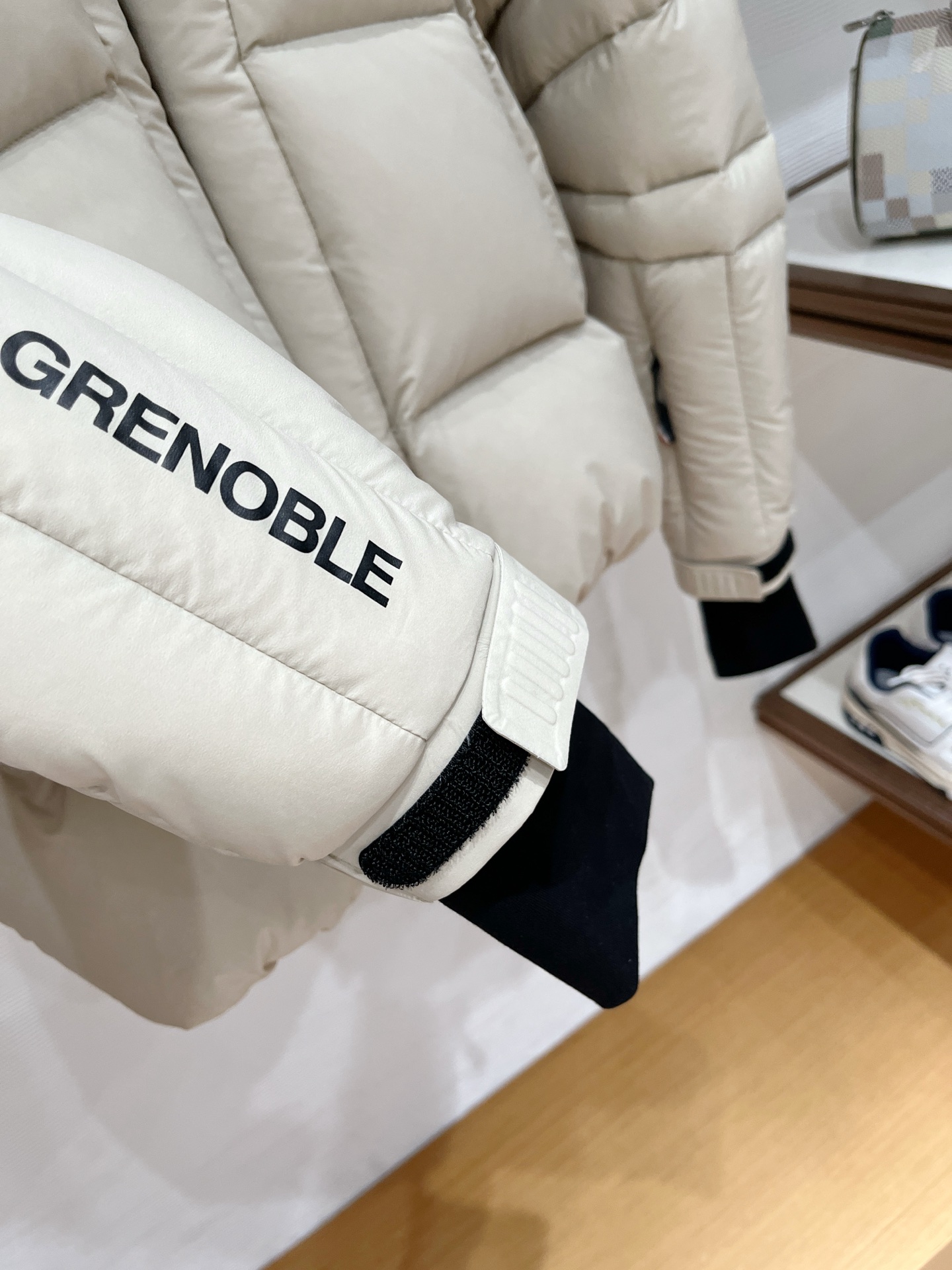 Moncler Male Down Jacket Knitted Black Hooded S-m-l