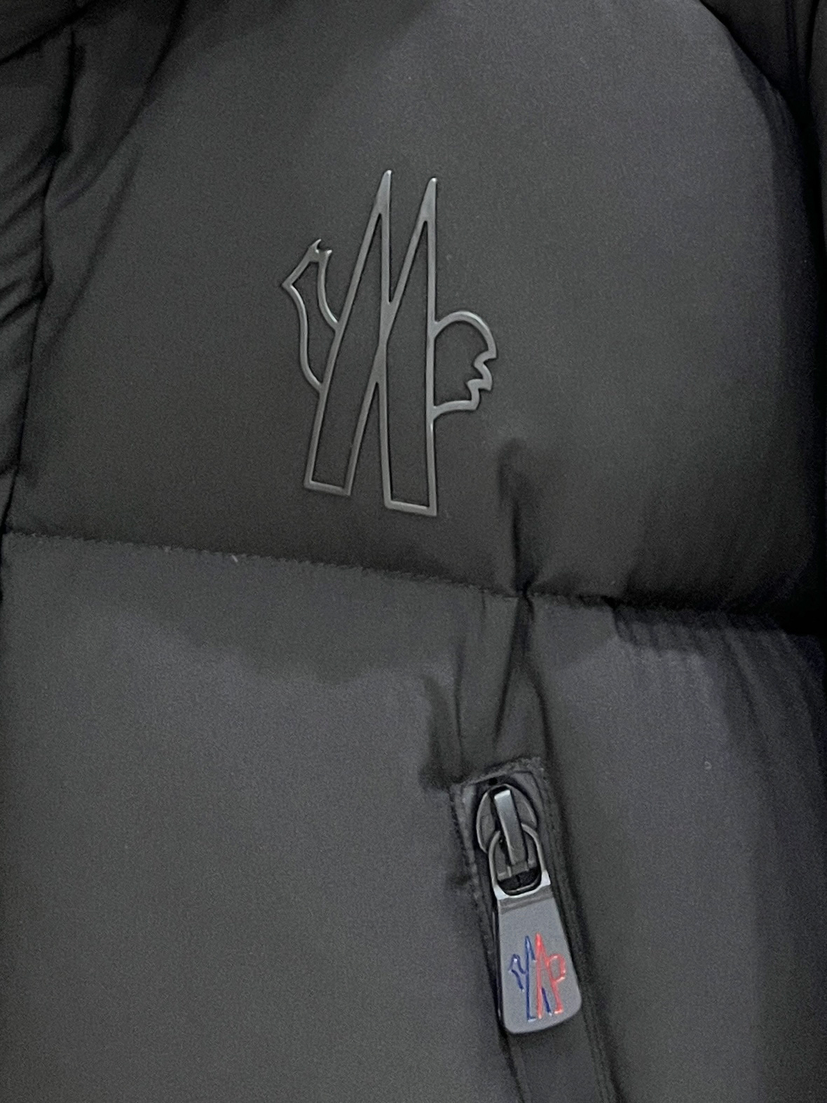 Moncler Male Down Jacket Knitted Black Hooded S-m-l