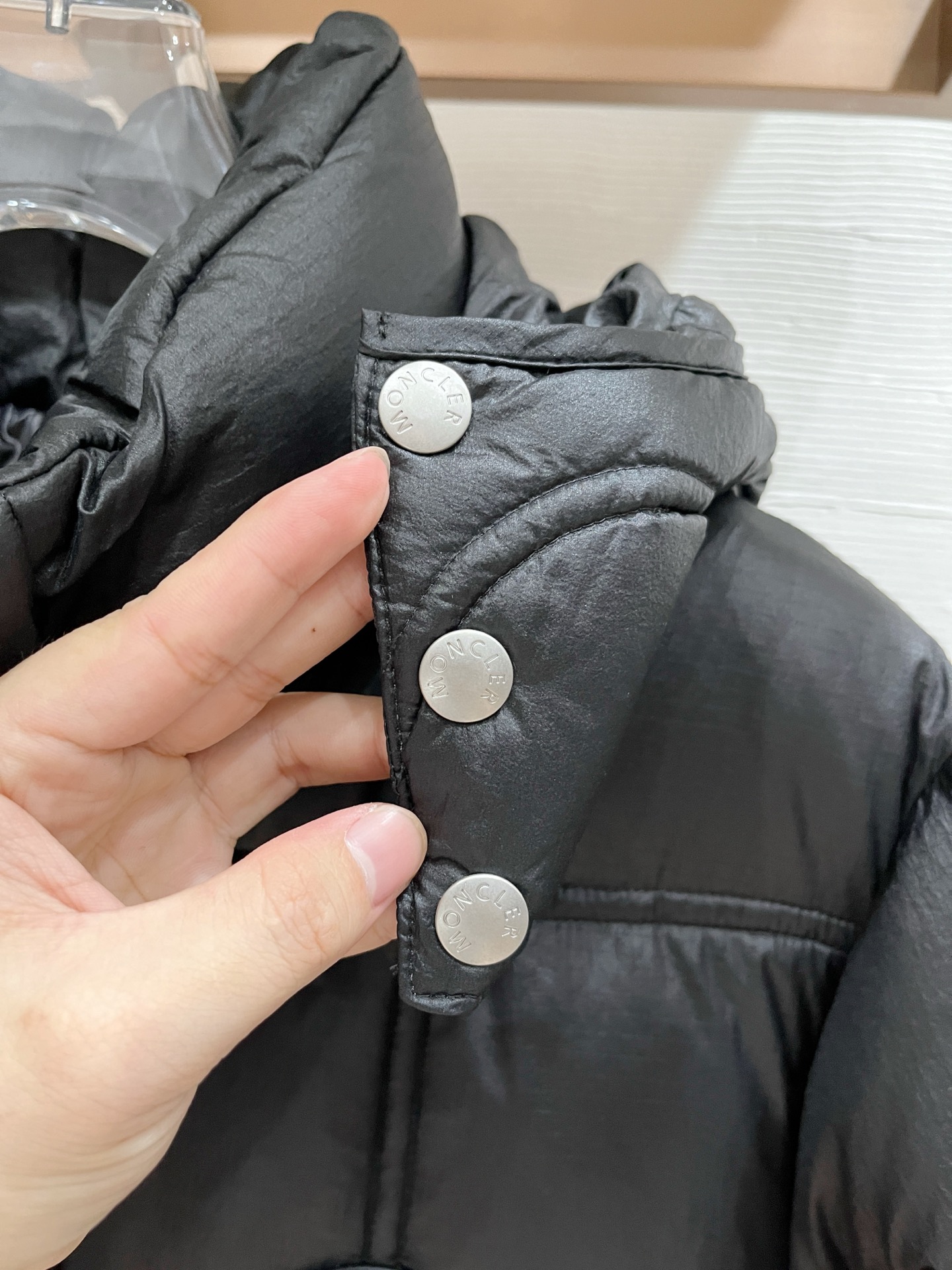 Moncler Couple Down Jacket Goose Down Plaid S-m-l