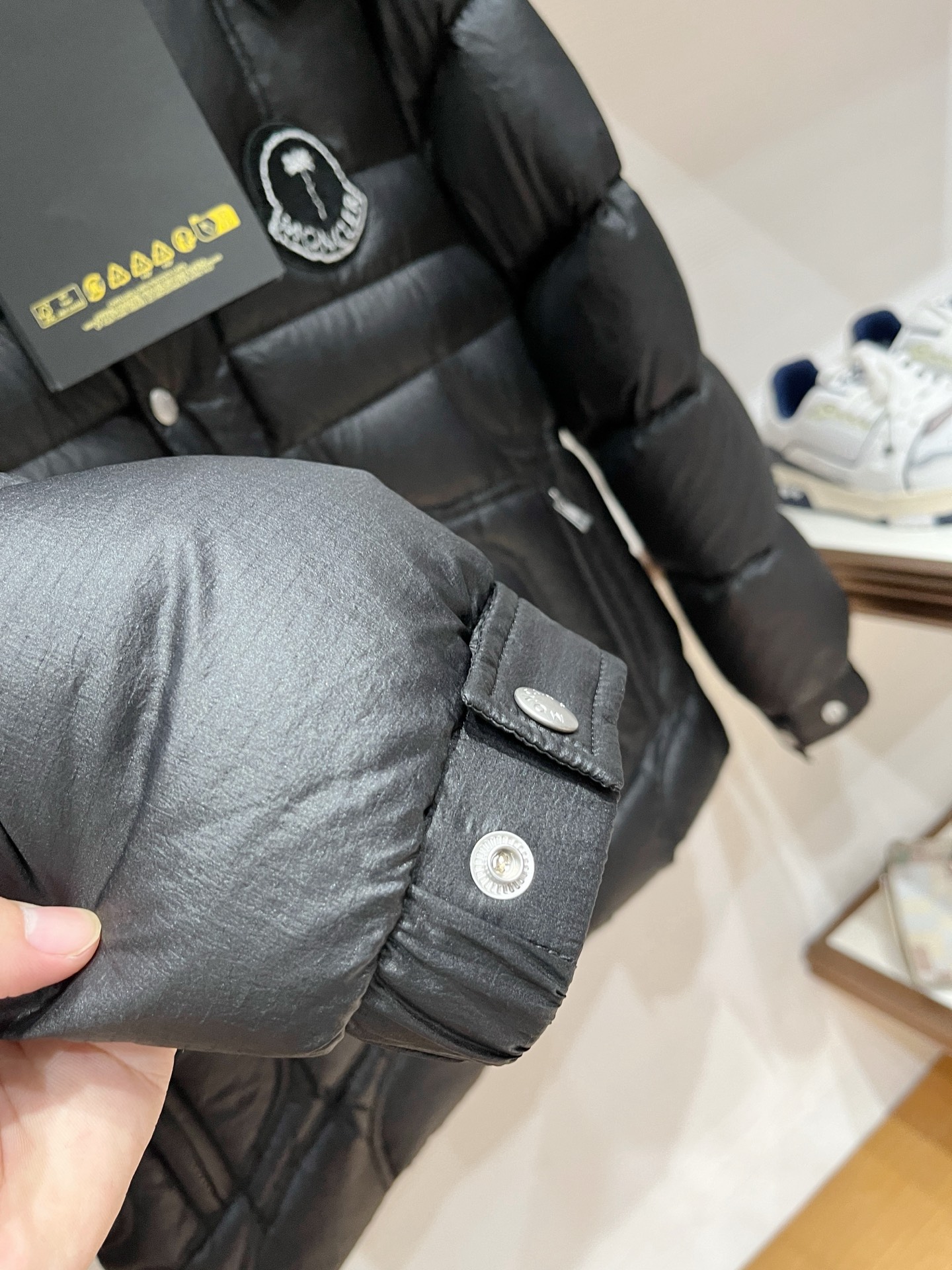 Moncler Couple Down Jacket Goose Down Plaid S-m-l