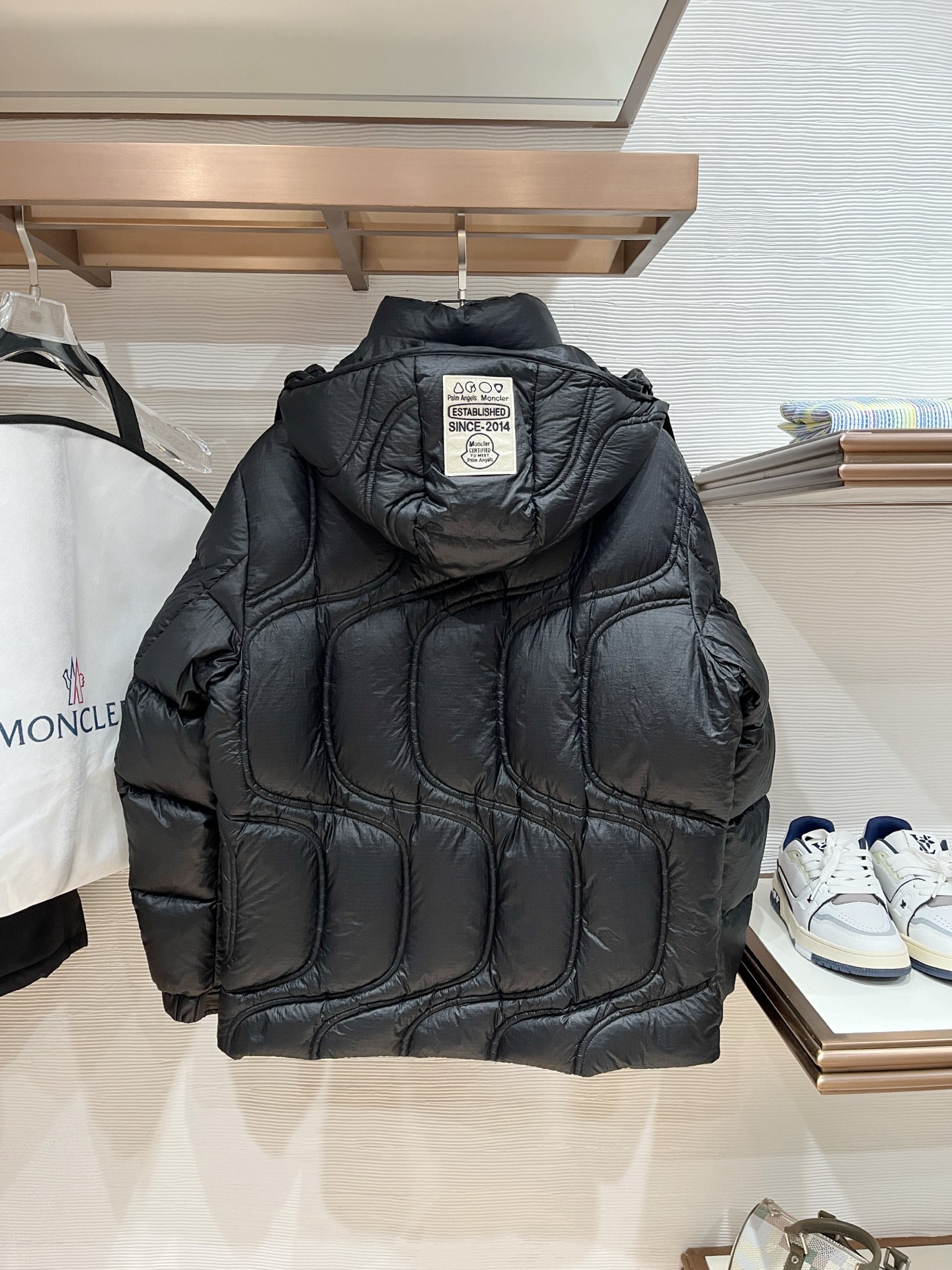 Moncler Couple Down Jacket Goose Down Plaid S-m-l