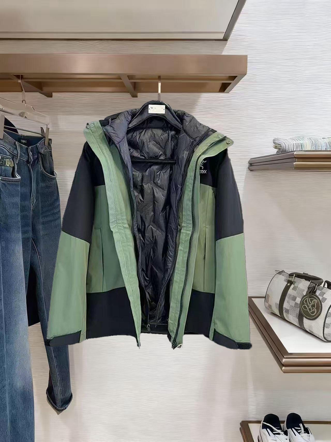 Arcteryx Down Jacket Goose Down Hooded M-l-xxxl