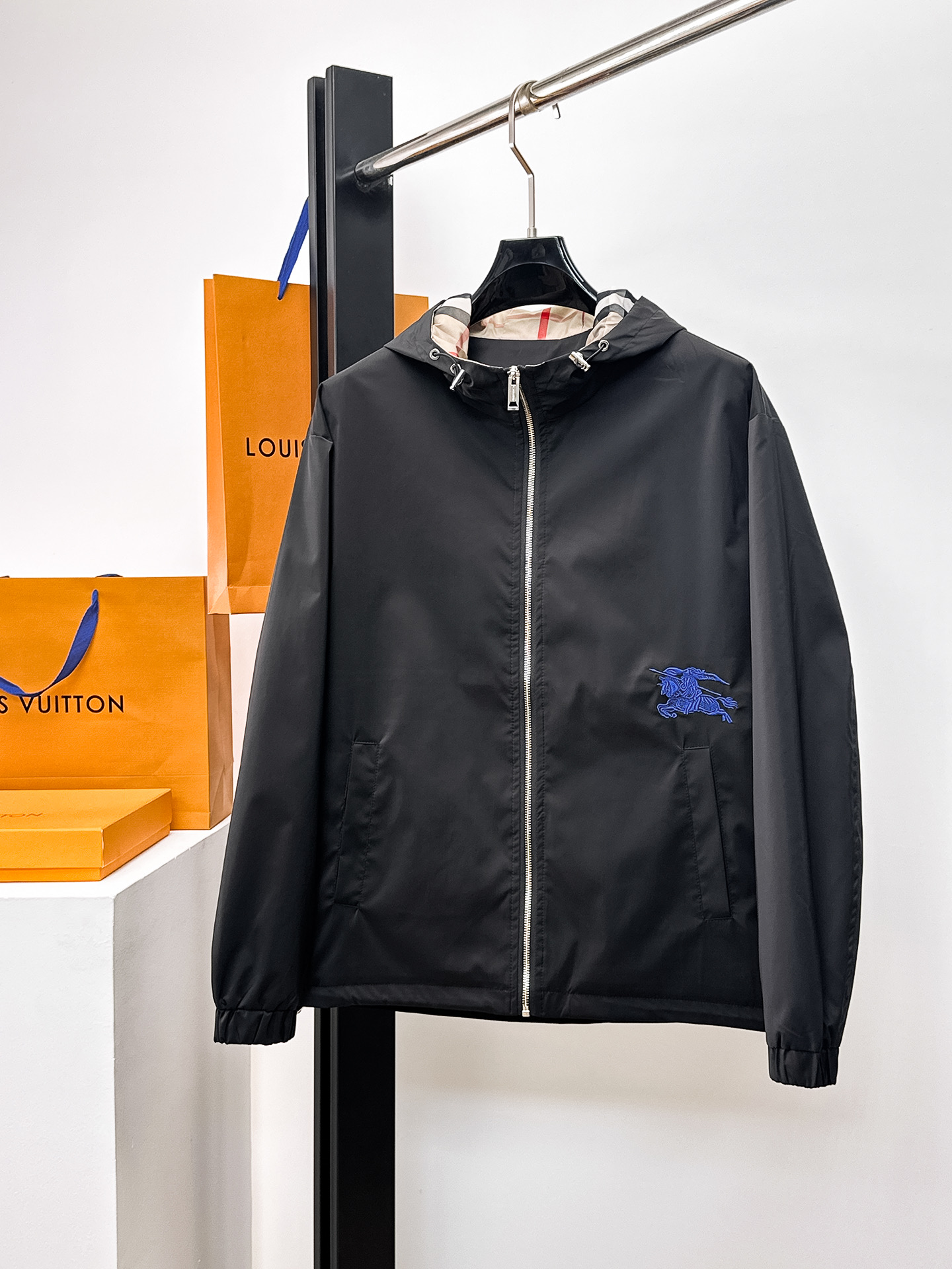 Burberry Jacket Hooded M-l-xl