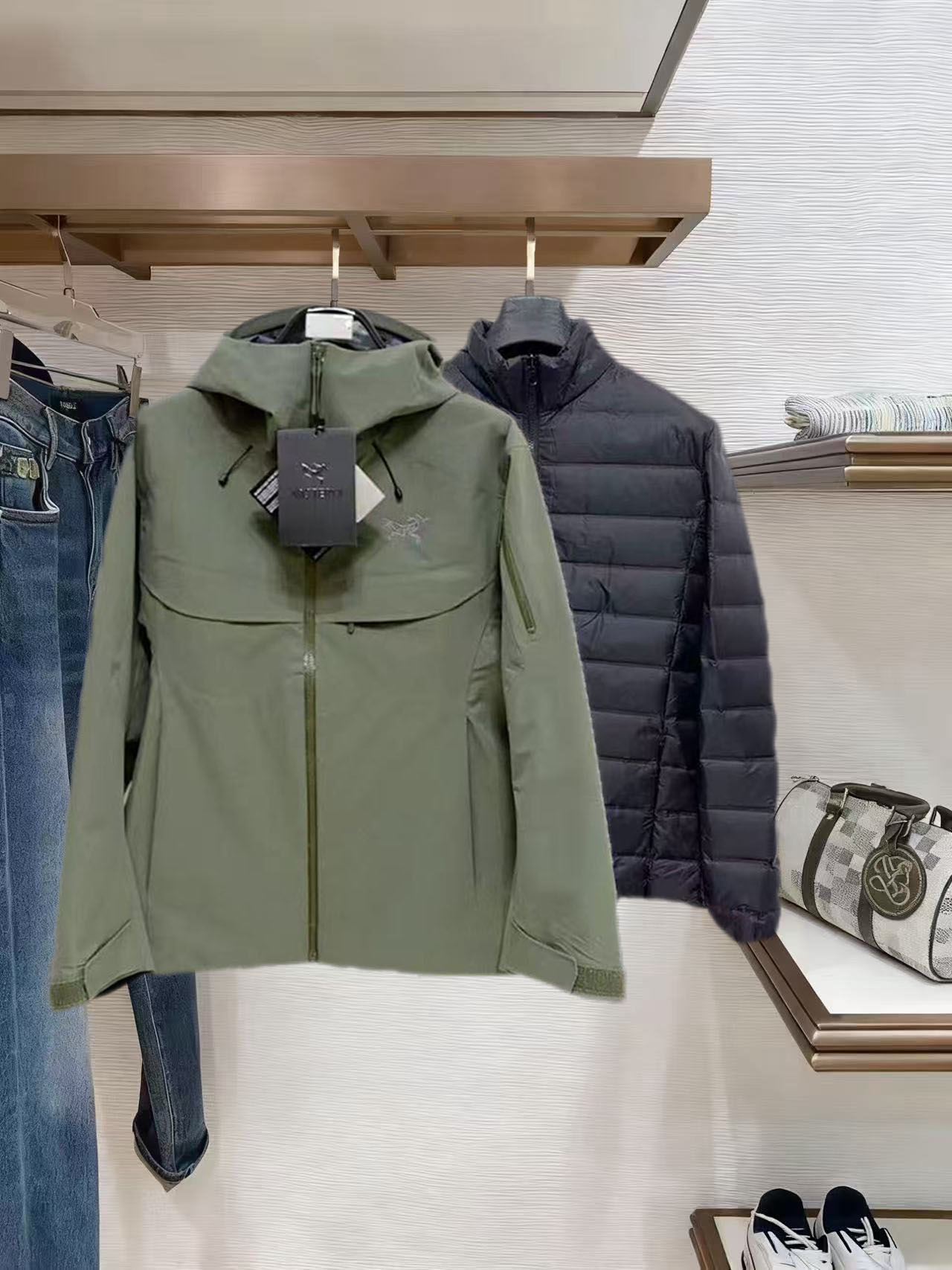 Arcteryx Down Jacket Goose Down Hooded M-l-xxxl