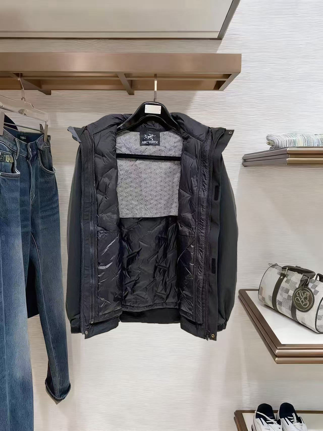 Arcteryx Down Jacket Goose Down Hooded M-l-xxxl