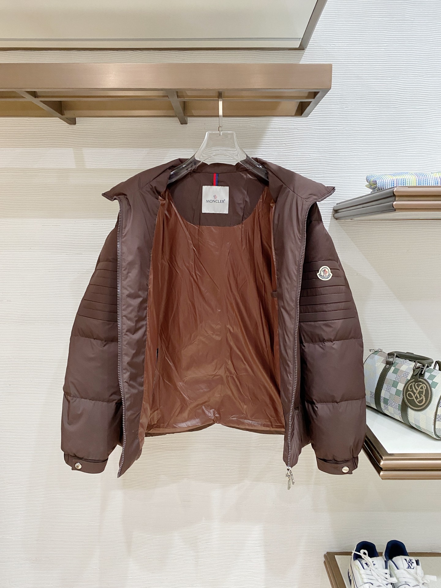 Moncler Male Down Jacket Goose Down Black Hooded M-l-xl