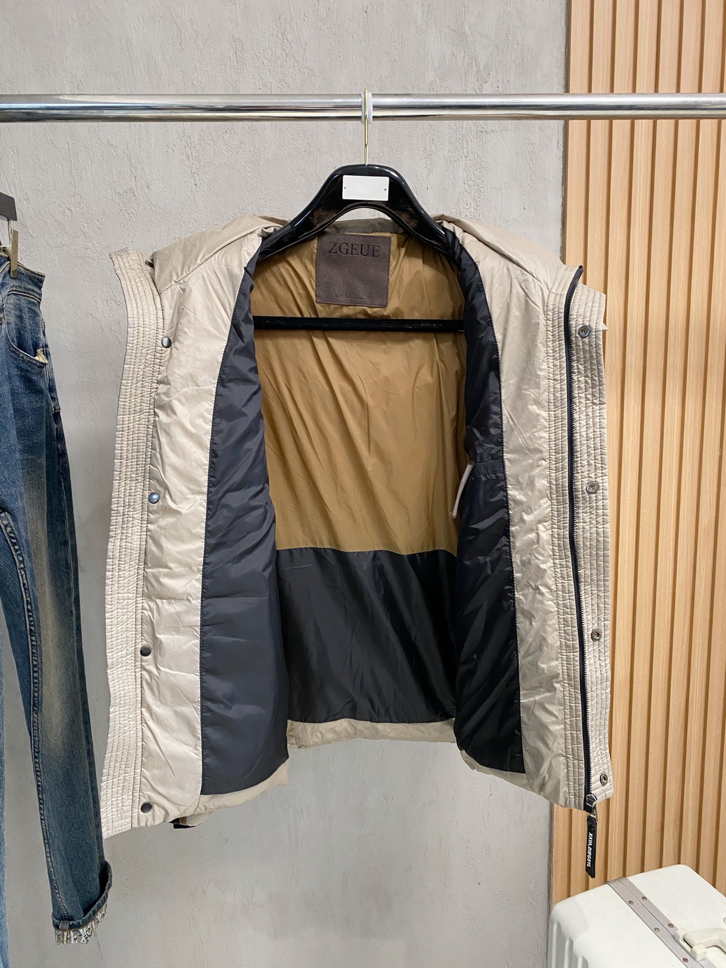 Ermenegildo Zegna Couple Down Jacket Goose Down M-l-xl