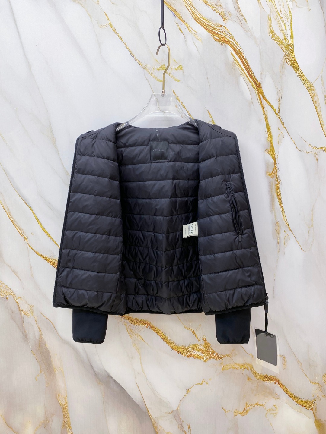 Moncler Male Jacket Goose Down Black Hooded S-m-l