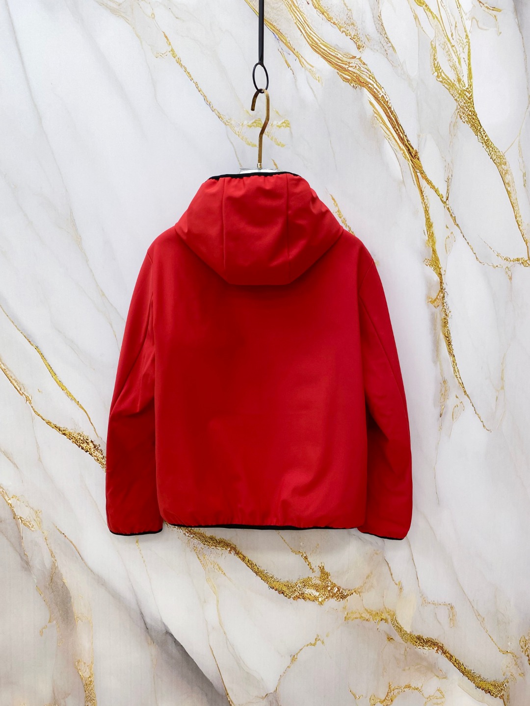 Moncler Male Jacket Goose Down Black Hooded S-m-l