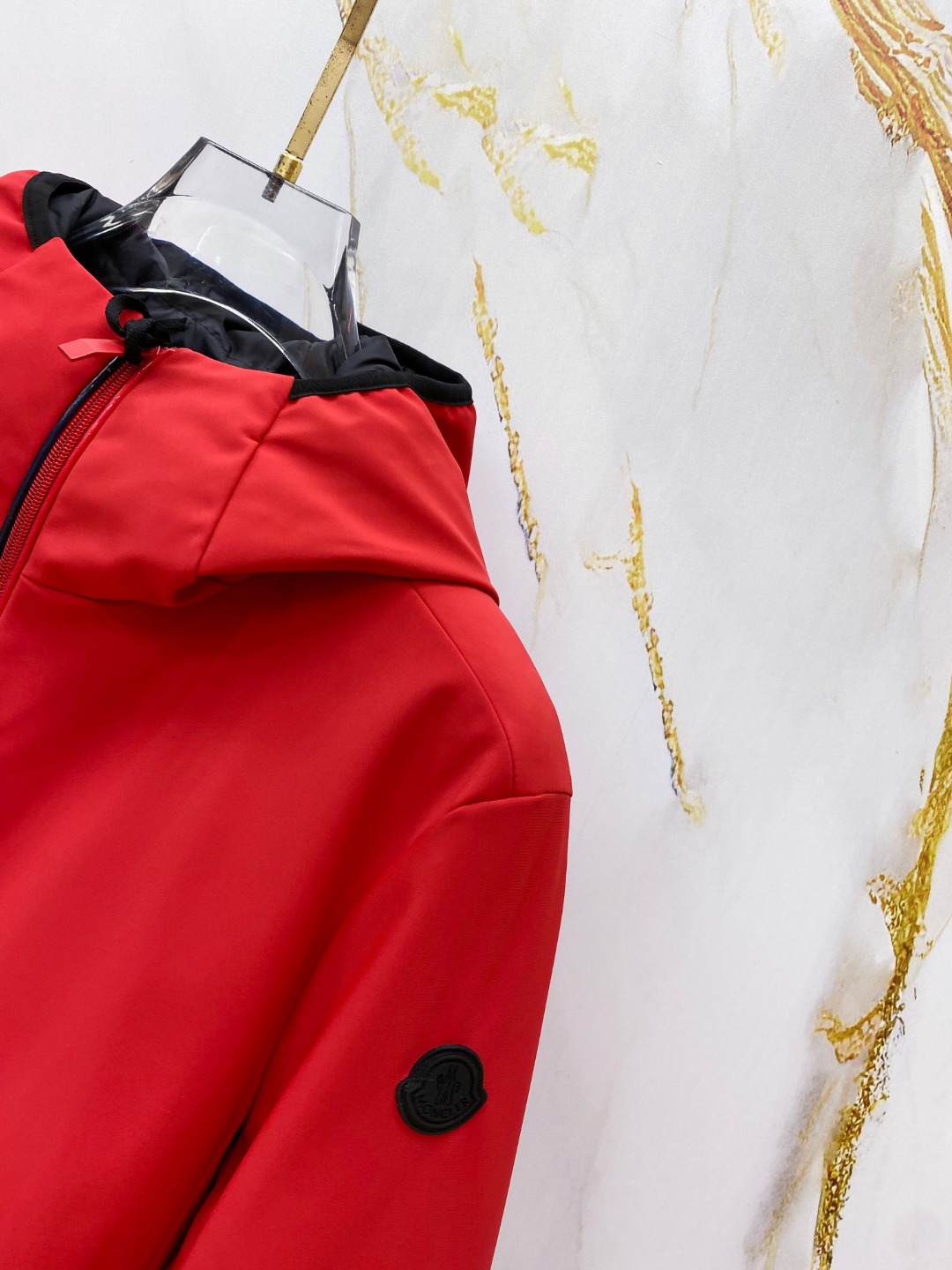 Moncler Male Jacket Goose Down Black Hooded S-m-l