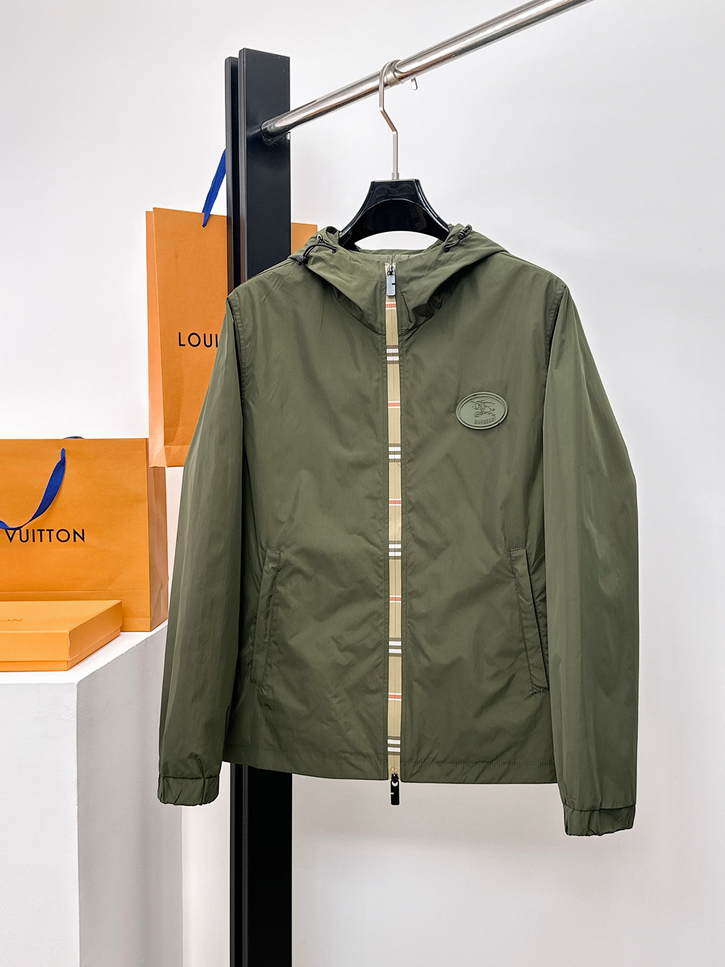 Burberry Jacket Hooded M-l-xl