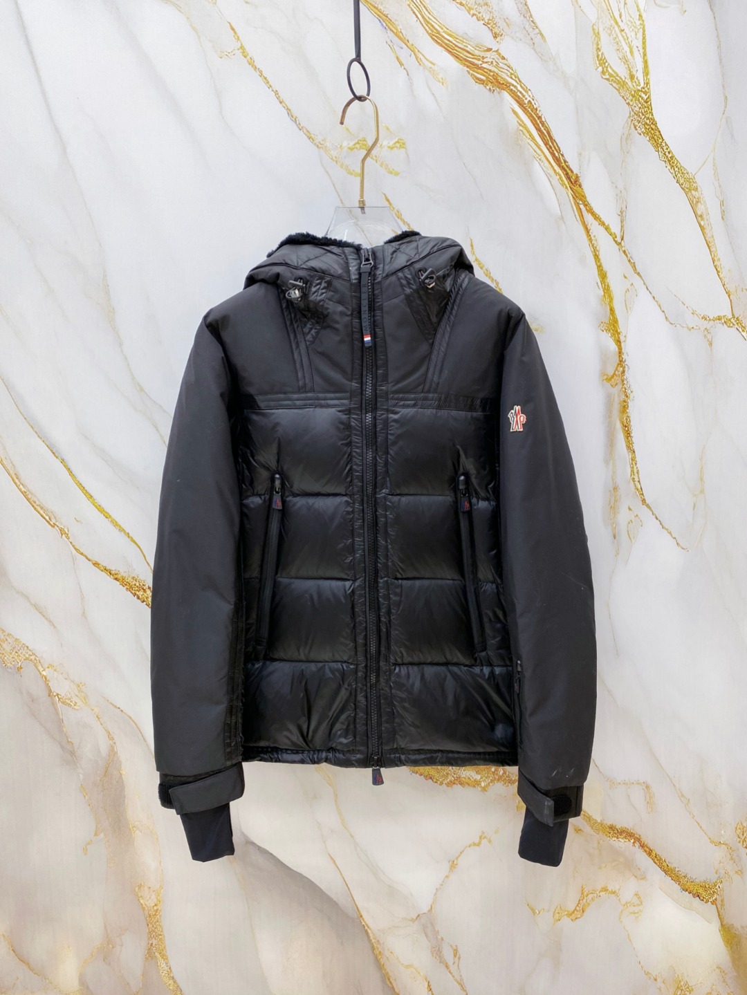 Moncler Male Down Jacket Wool Black S-m-l