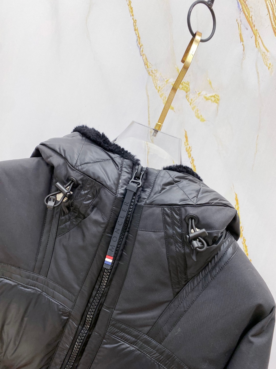 Moncler Male Down Jacket Wool Black S-m-l