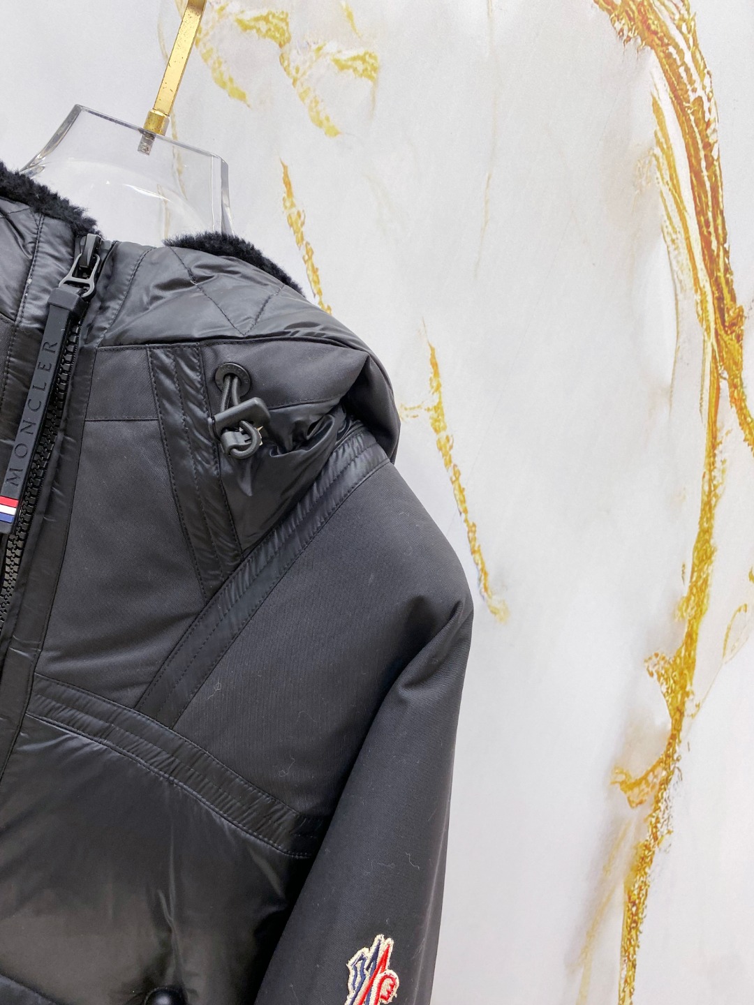 Moncler Male Down Jacket Wool Black S-m-l